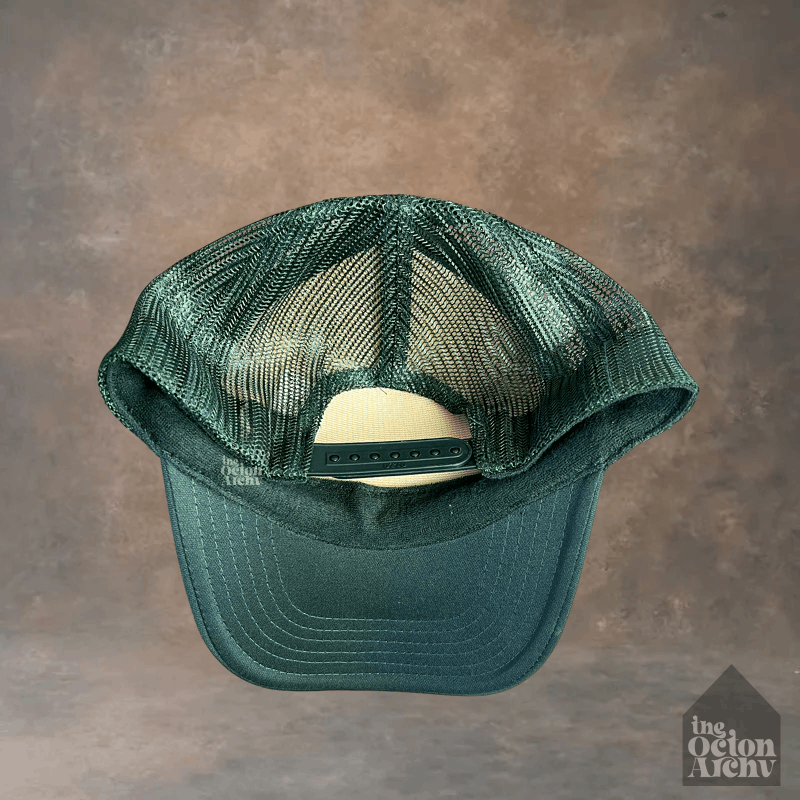 Kapital Kapital Laundry Shrink Trucker Snapback Hat Green K2103XH529 Size ONE SIZE - 2 Thumbnail