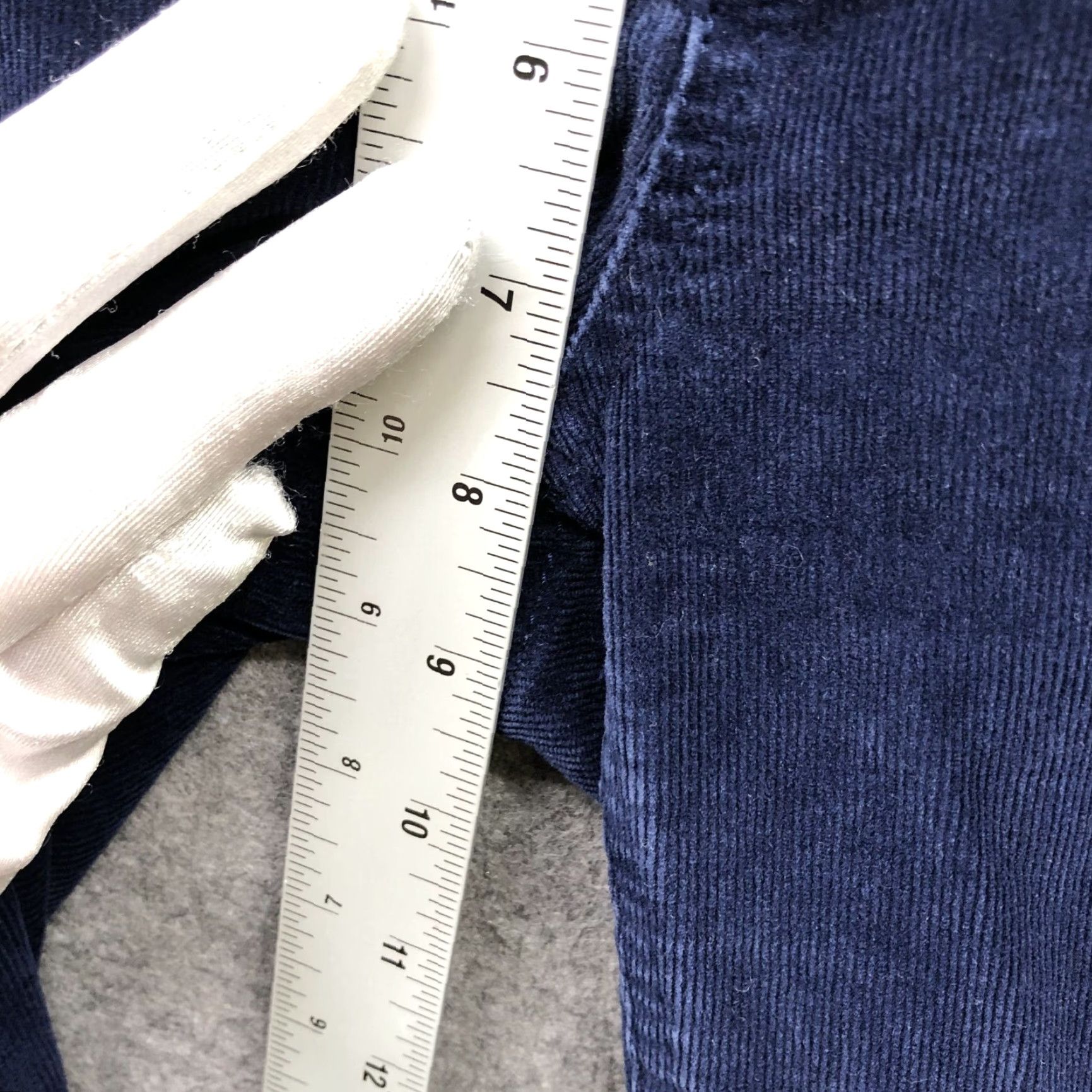 Madewell Madewell Corduroy Skinny Pants Womens Size 26 Dark Blue Low Rise 26x32 (26x31) Regular SlIM Pants Size 26" / US 2 / IT 38 - 7 Thumbnail