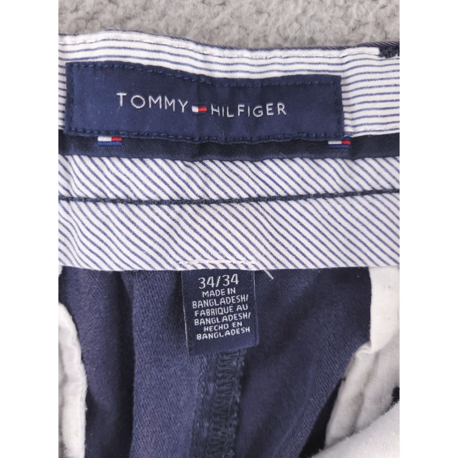 Tommy Hilfiger Tommy Hilfiger Pants Mens 34x32 Blue Straight Chino Workwear Distressed Vintage: No Size US 34 / EU 50 - 4 Thumbnail