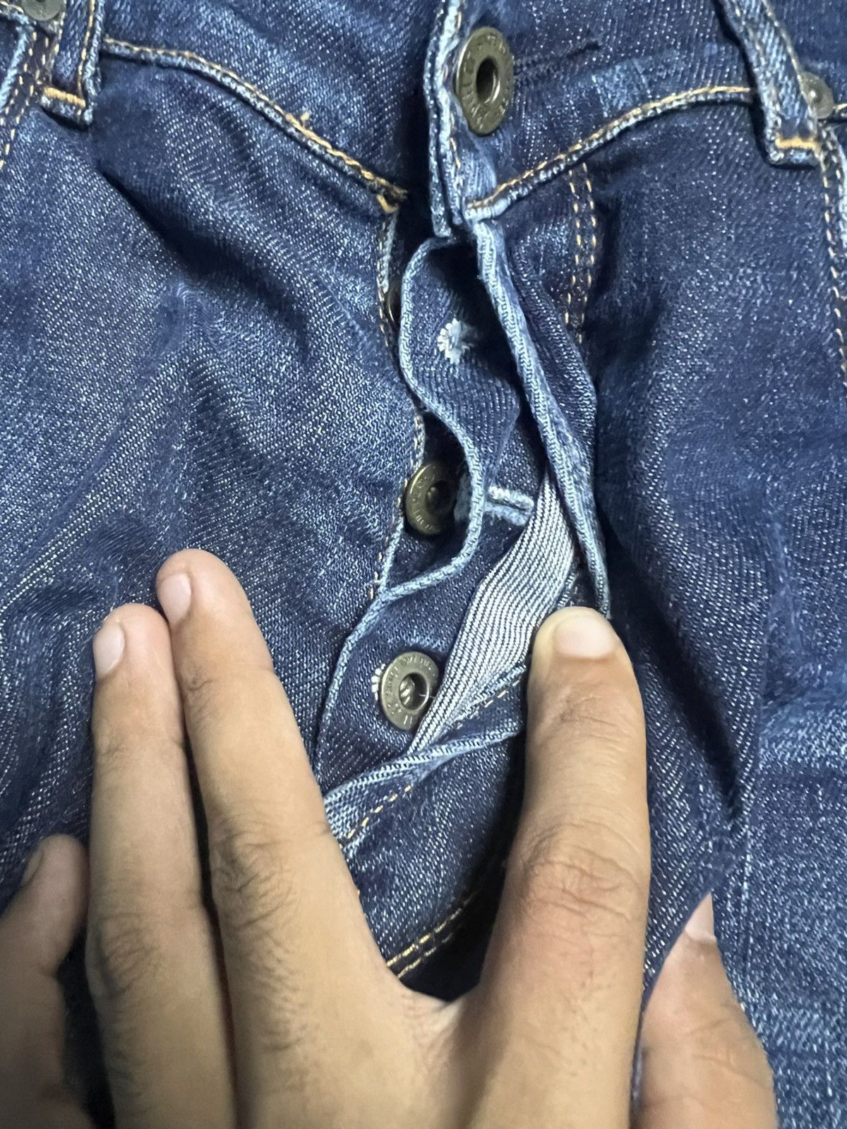 April 77 April 77 Joey Overdrive Blue Raw Denim Jeans (45) Size US 31 - 8 Thumbnail