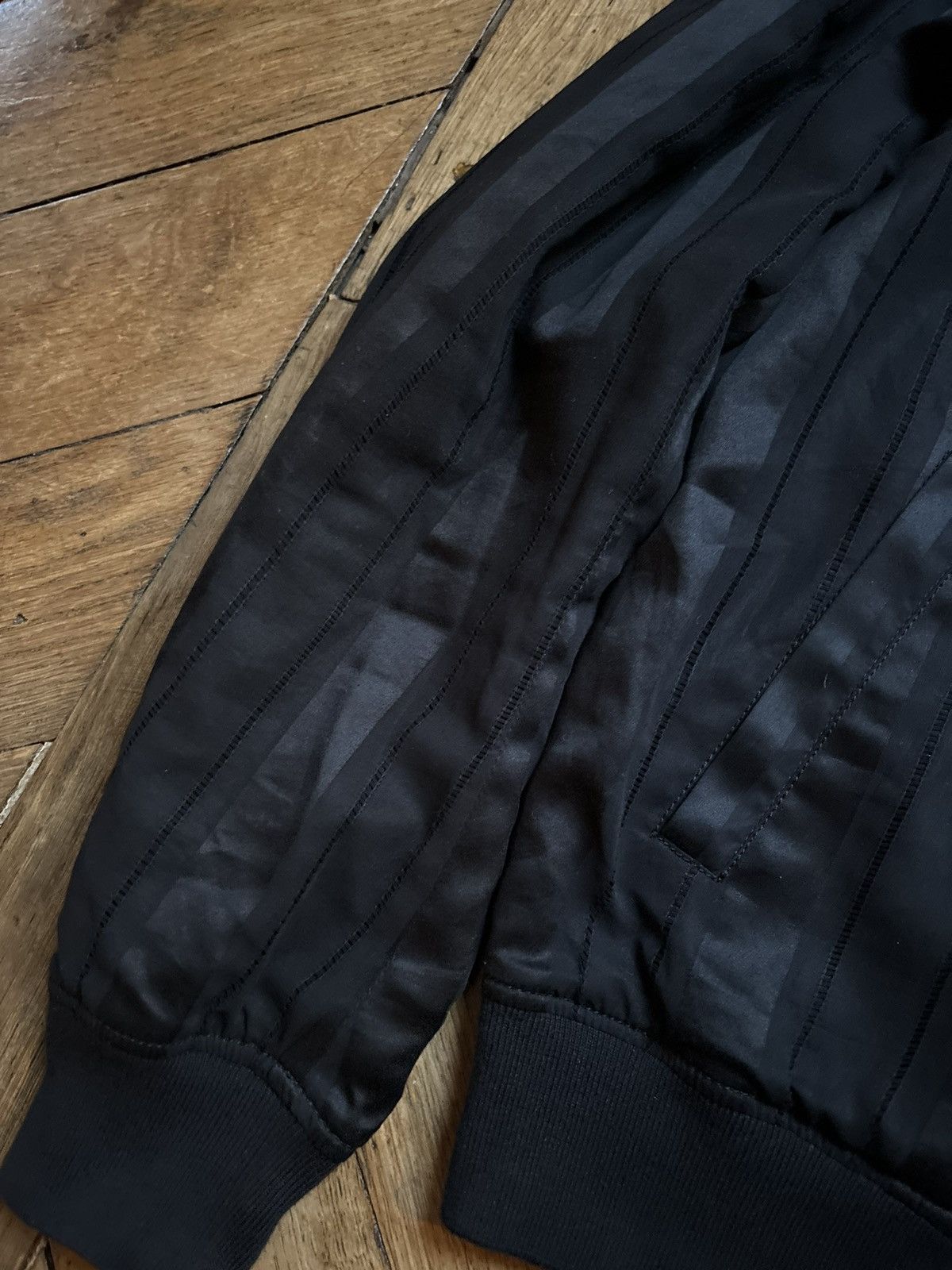Ann Demeulemeester Ann Demeulemeester Reversible Linen Striped Bomber Jacket Size US S / EU 44-46 / 1 - 7 Thumbnail