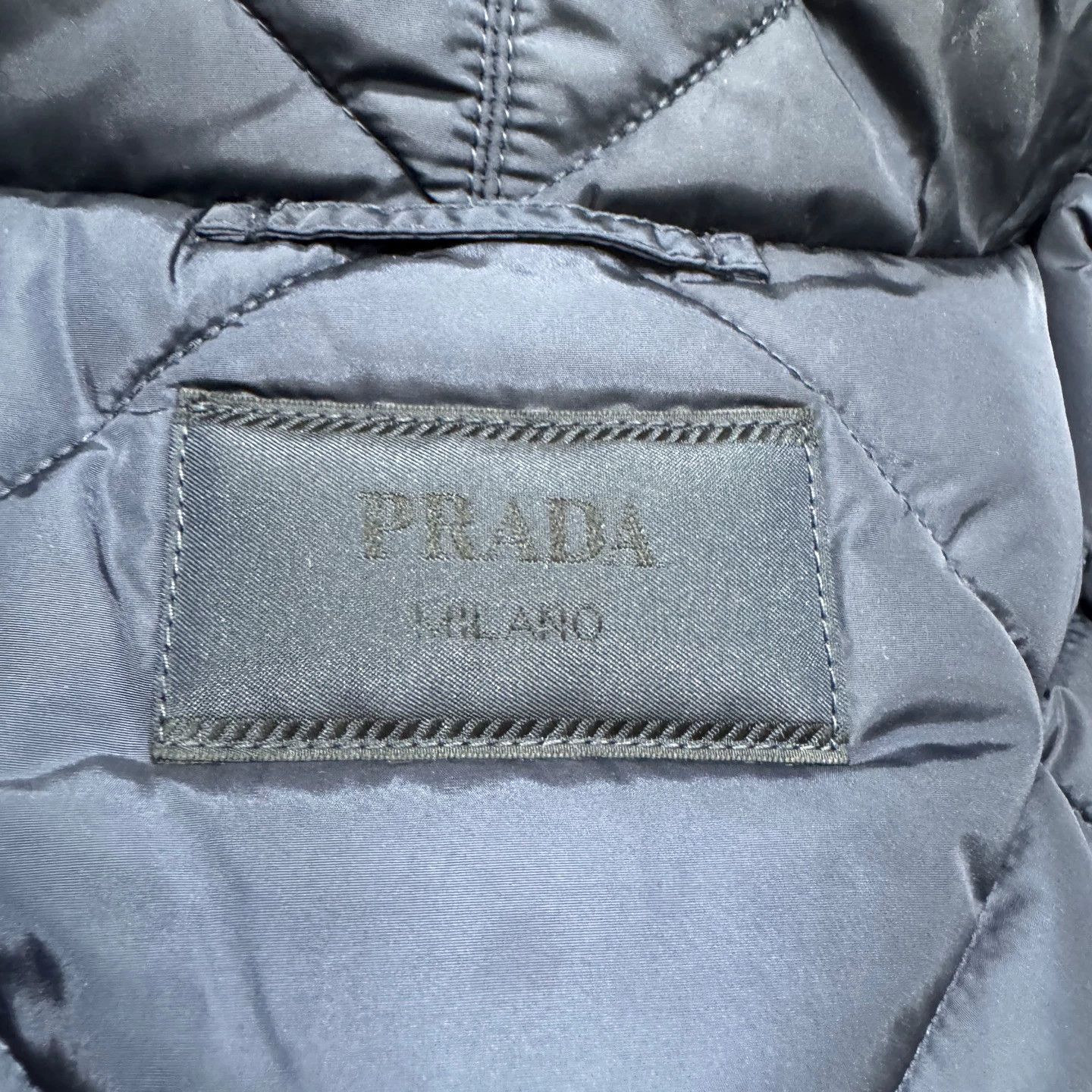 Prada Prada Detachable Quilted Denim Jacket M 98 New Size US M / EU 48-50 / 2 - 2 Thumbnail