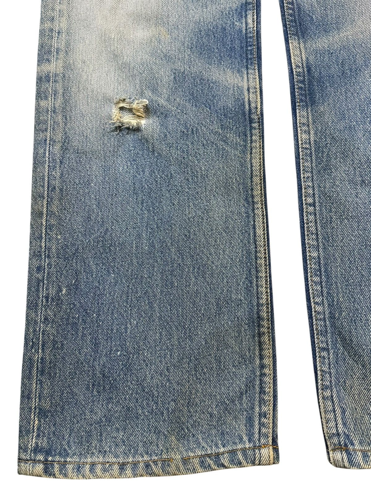 Levi's Vintage 80s Levis 501 Blue Faded Wash Distressed Style Jeans Size US 30 / EU 46 - 7 Thumbnail