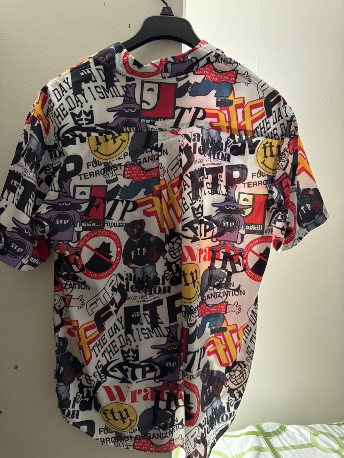 Fuck The Population Archive Logo Button Up Size US L / EU 52-54 / 3 - 3 Thumbnail