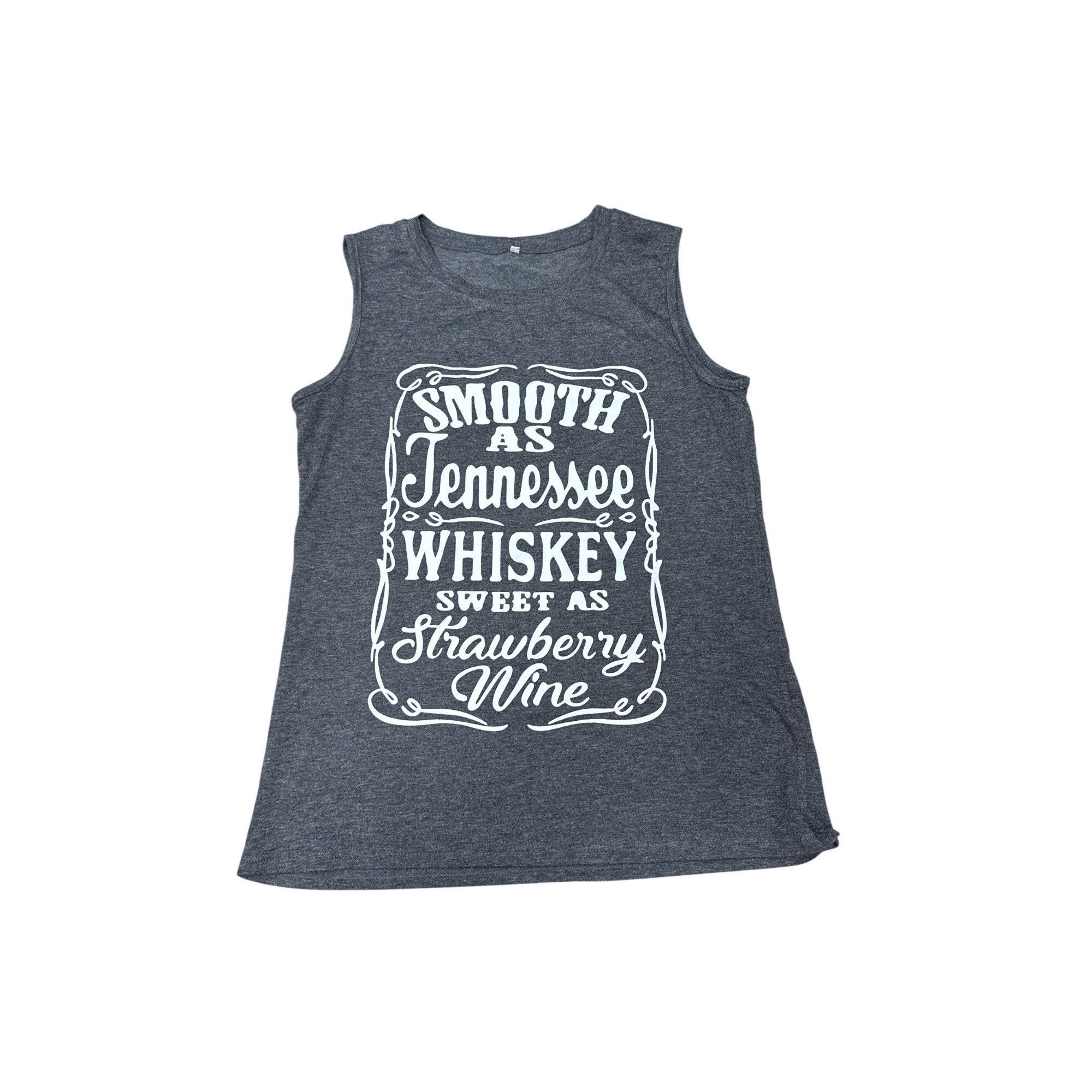 Other Smooth As Tennessee Whiskey Tank Top Soft Gray Sleeveless S Size S / US 4 / IT 40 - 1 Thumbnail