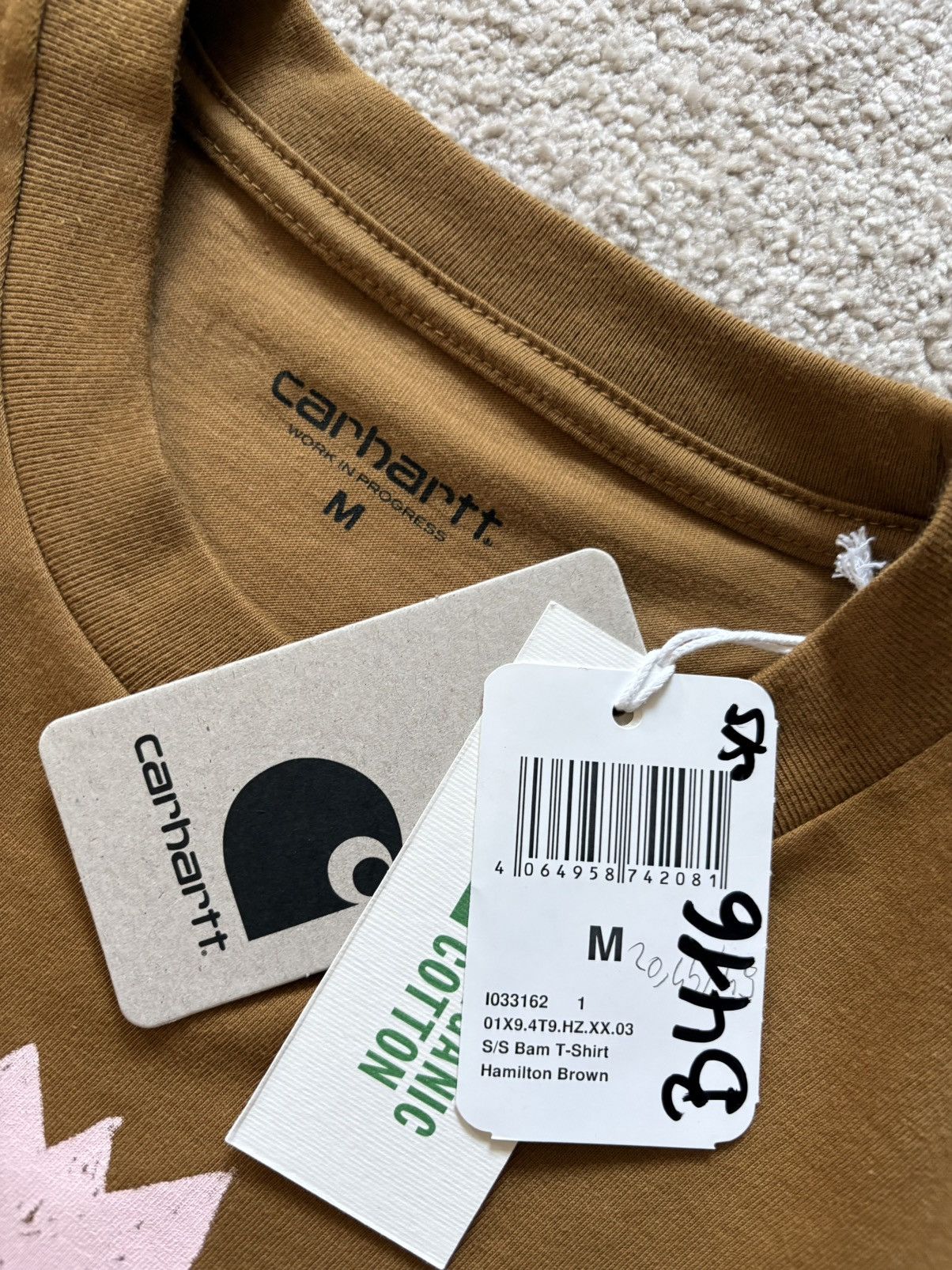Carhartt Wip Carhartt WIP S/S Bam T-Shirt – Hamilton Brown / Size M Size US M / EU 48-50 / 2 - 3 Thumbnail