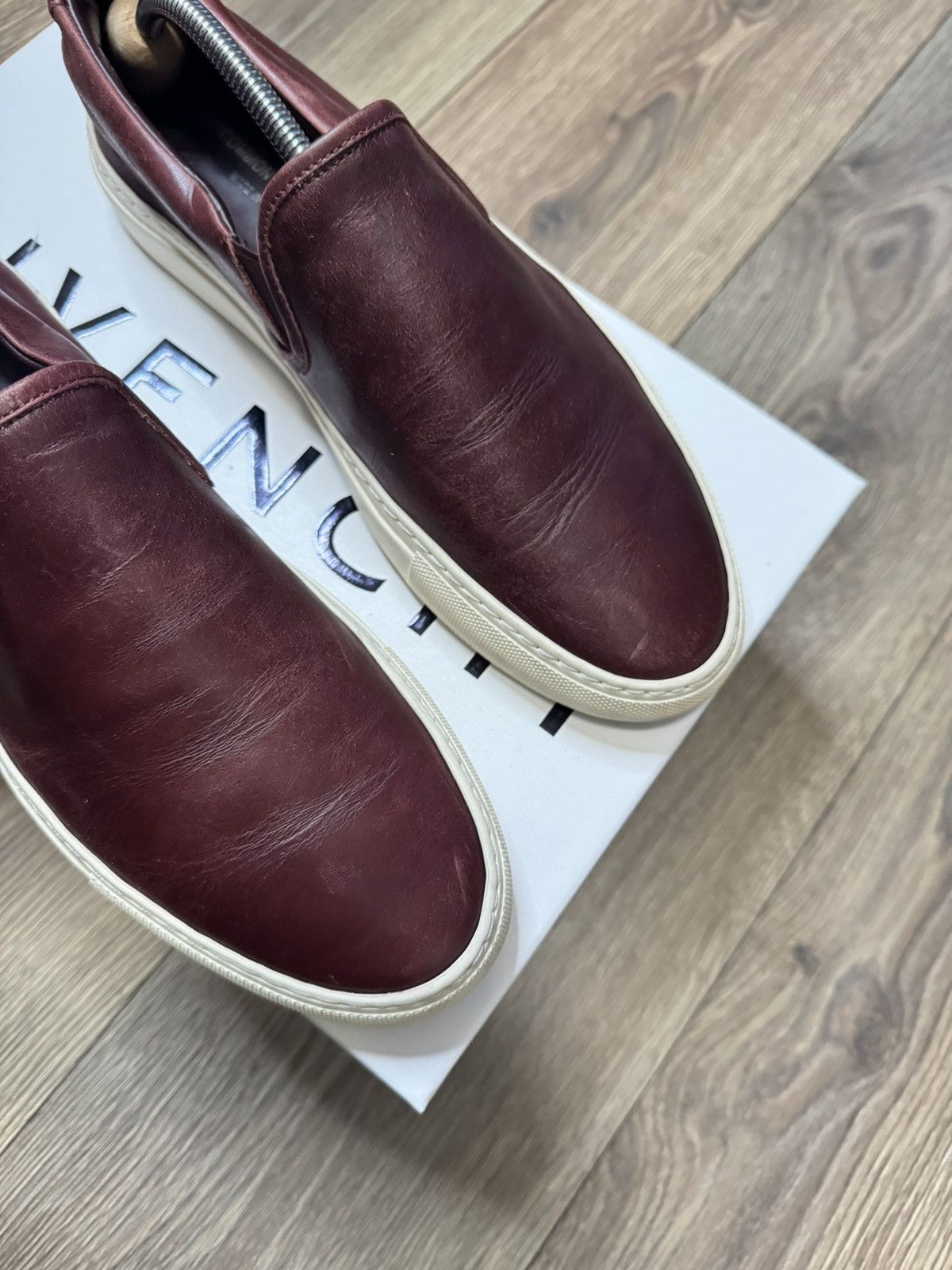 Common Projects × Designer Common Projects Slip On Leather Bordeaux Size US 8.5 / EU 41-42 - 8 Thumbnail