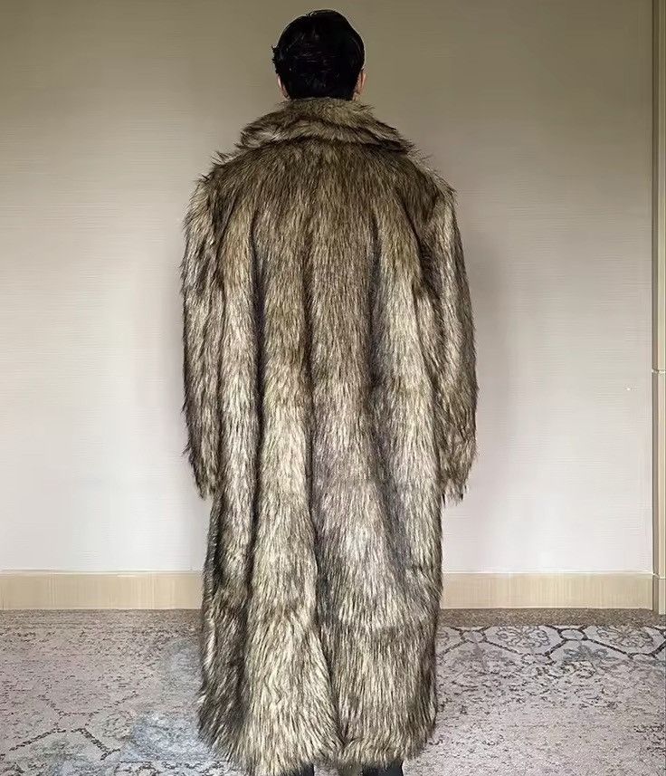 Other Faux Fur Designer Streetwear Maxi Winter Warm Men’s Coat Size US XL / EU 56 / 4 - 5 Thumbnail