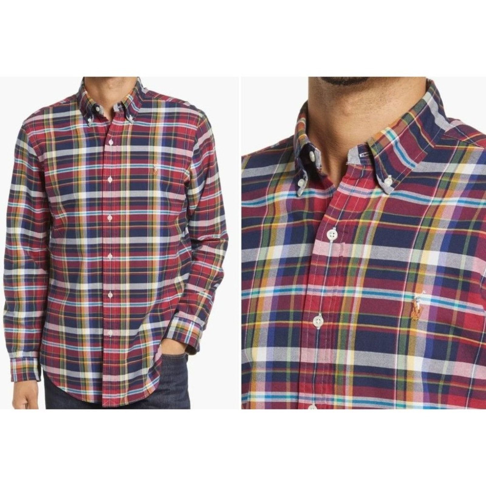 Polo Ralph Lauren Polo Ralph Lauren Classic Fit Plaid Cotton Button Down Shirt Size US XXL / EU 58 / 5 - 1 Thumbnail