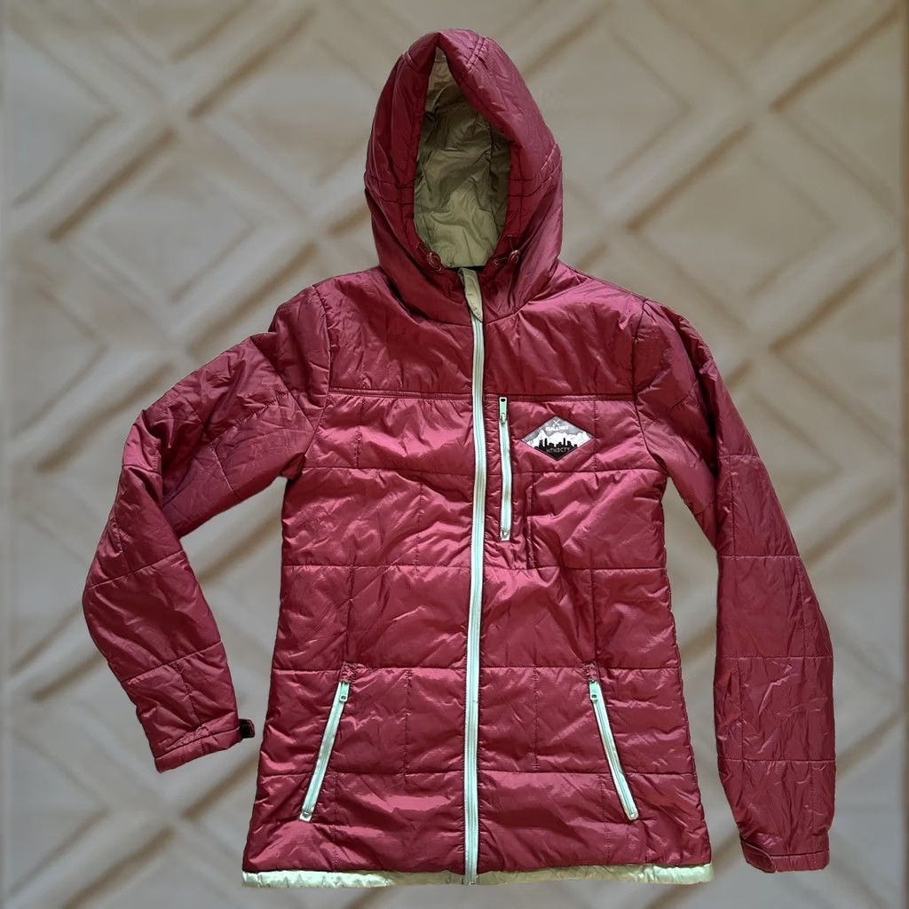 Camper VINTAGE CoalaTree Jacket Womens Large Camper Hooded Jacket Coat Red Green Casual Size L / US 10 / IT 46 - 1 Thumbnail