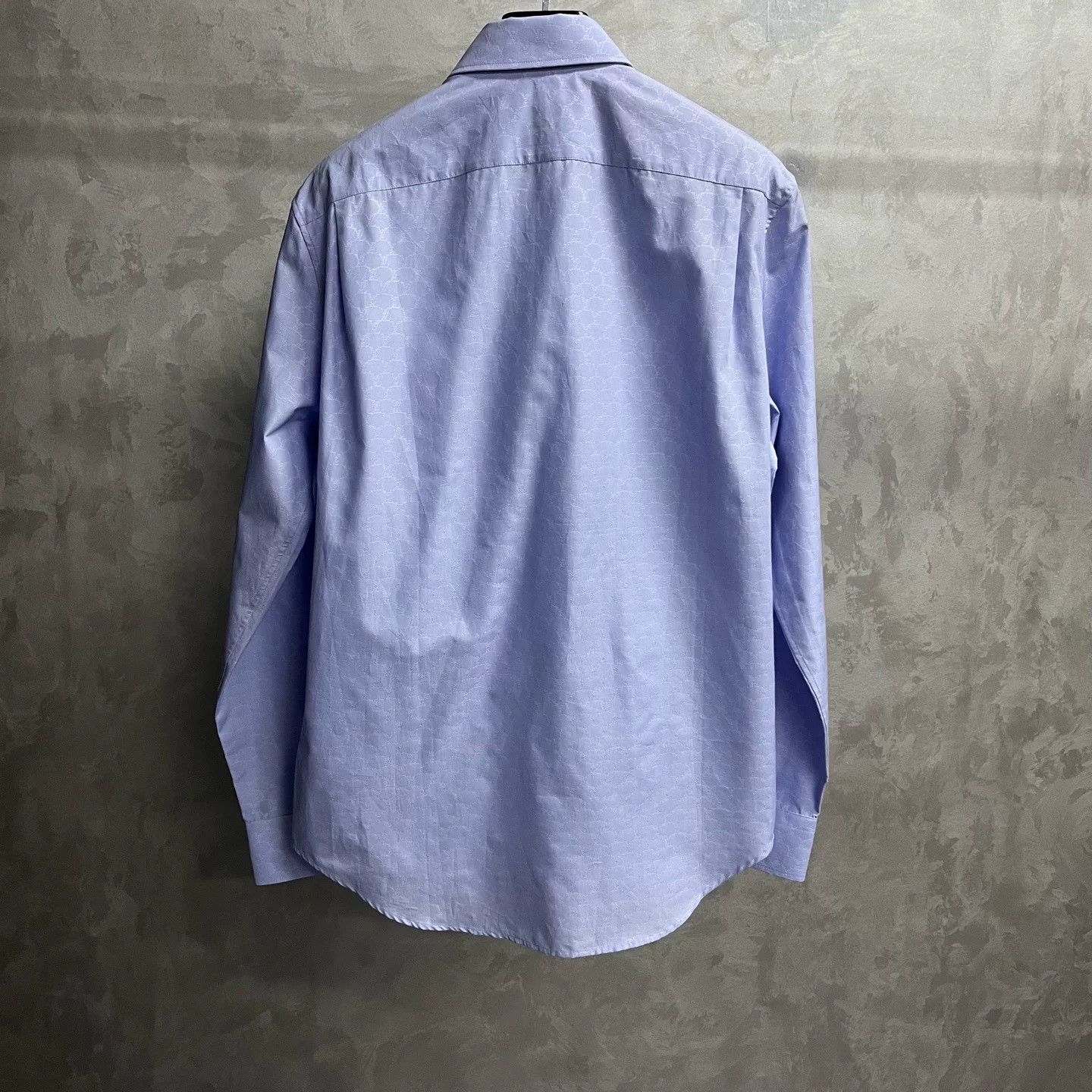 Louis Vuitton Louis Vuitton 25 Blue Jacquard Long Sleeve Shirt Size US M / EU 48-50 / 2 - 5 Thumbnail