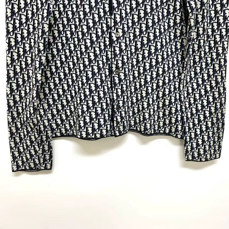 Dior Dior Black White Patterned Shirt Size US M / EU 48-50 / 2 - 2 Thumbnail