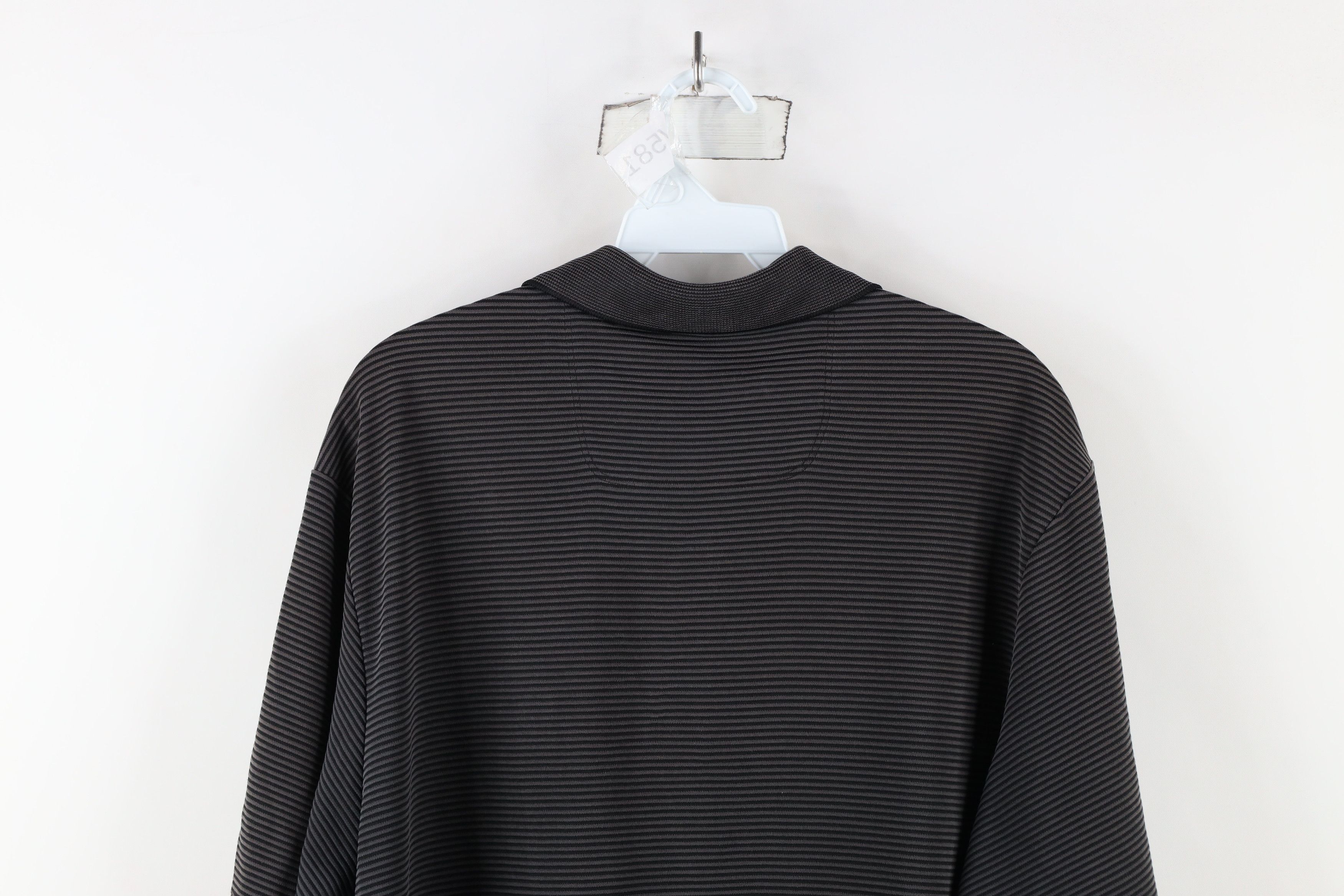 Tommy Bahama × Vintage Vintage Tommy Bahama Knit Short Sleeve Polo Shirt Black Size US M / EU 48-50 / 2 - 11 Thumbnail