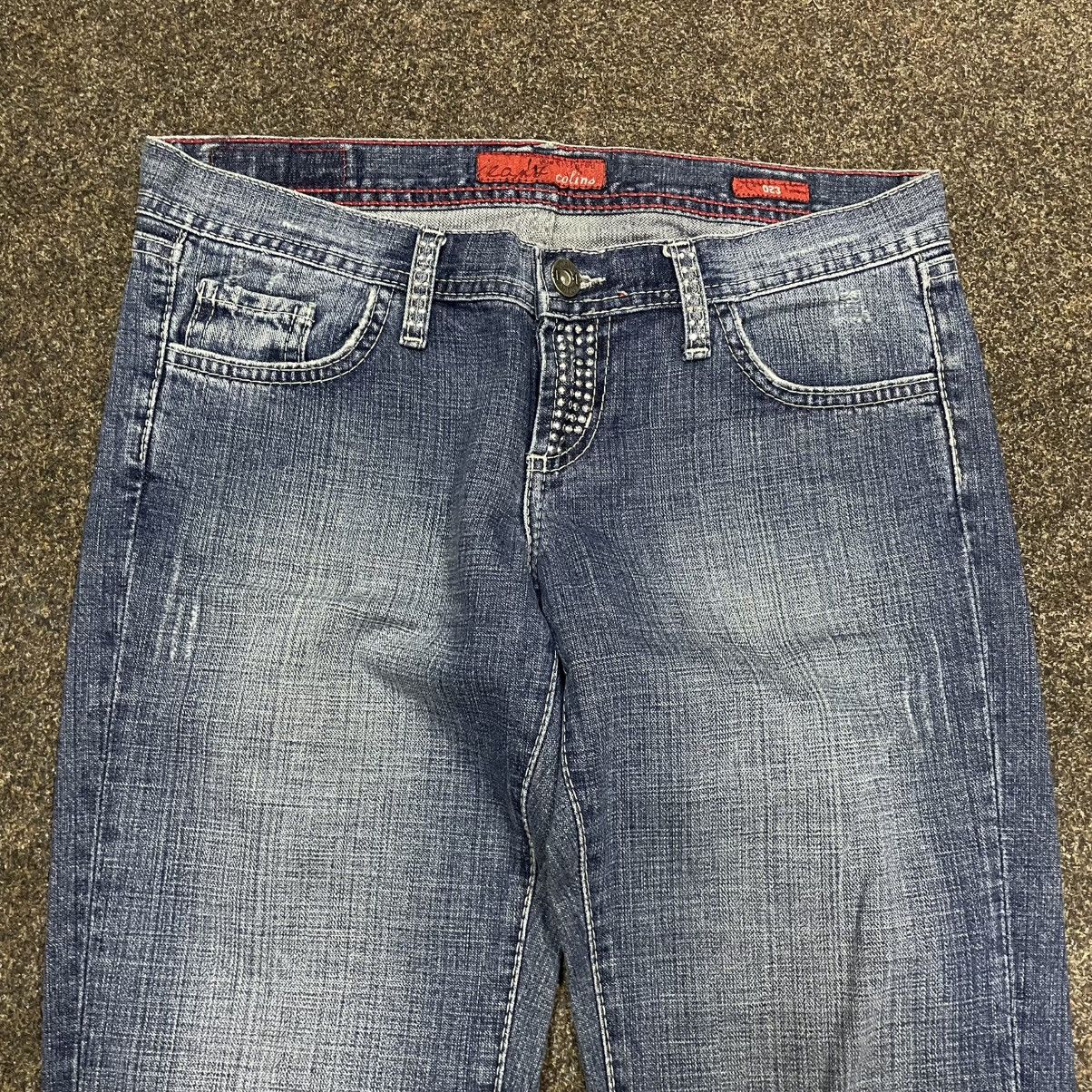 Vintage Vintage Y2K Faded Wide Leg Jeans Baggy Skater Graphic 29 Size US 29 - 4 Thumbnail