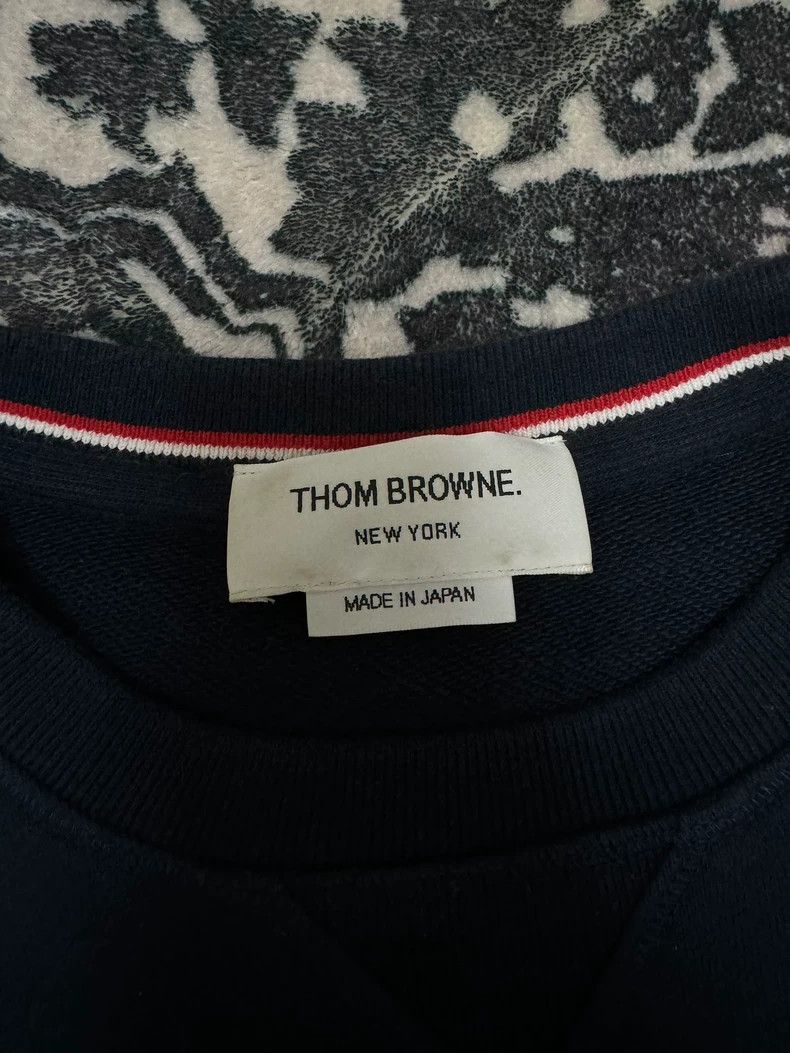 Thom Browne Thom Browne Dark blue hoodie Size US L / EU 52-54 / 3 - 4 Thumbnail