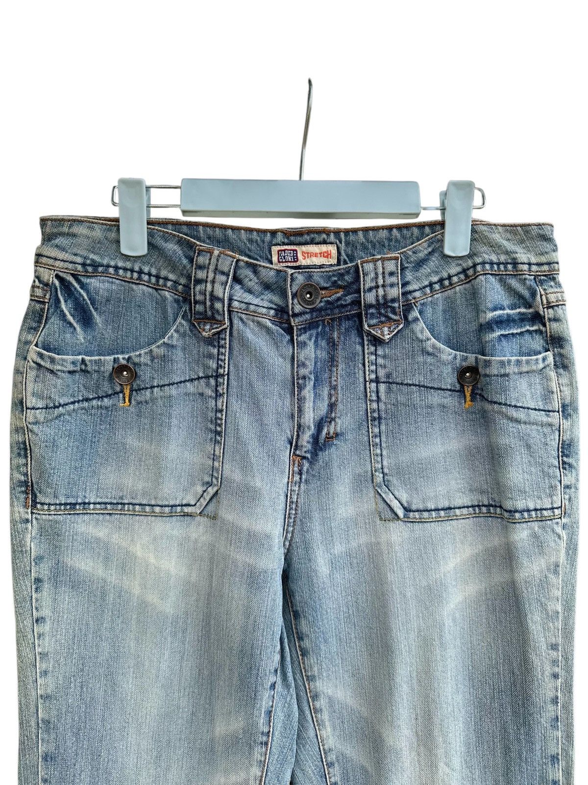 If Six Was Nine 💥Faded Glory💥 Jeans Crazy Pocket 💥 Size US 30 / EU 46 - 3 Thumbnail