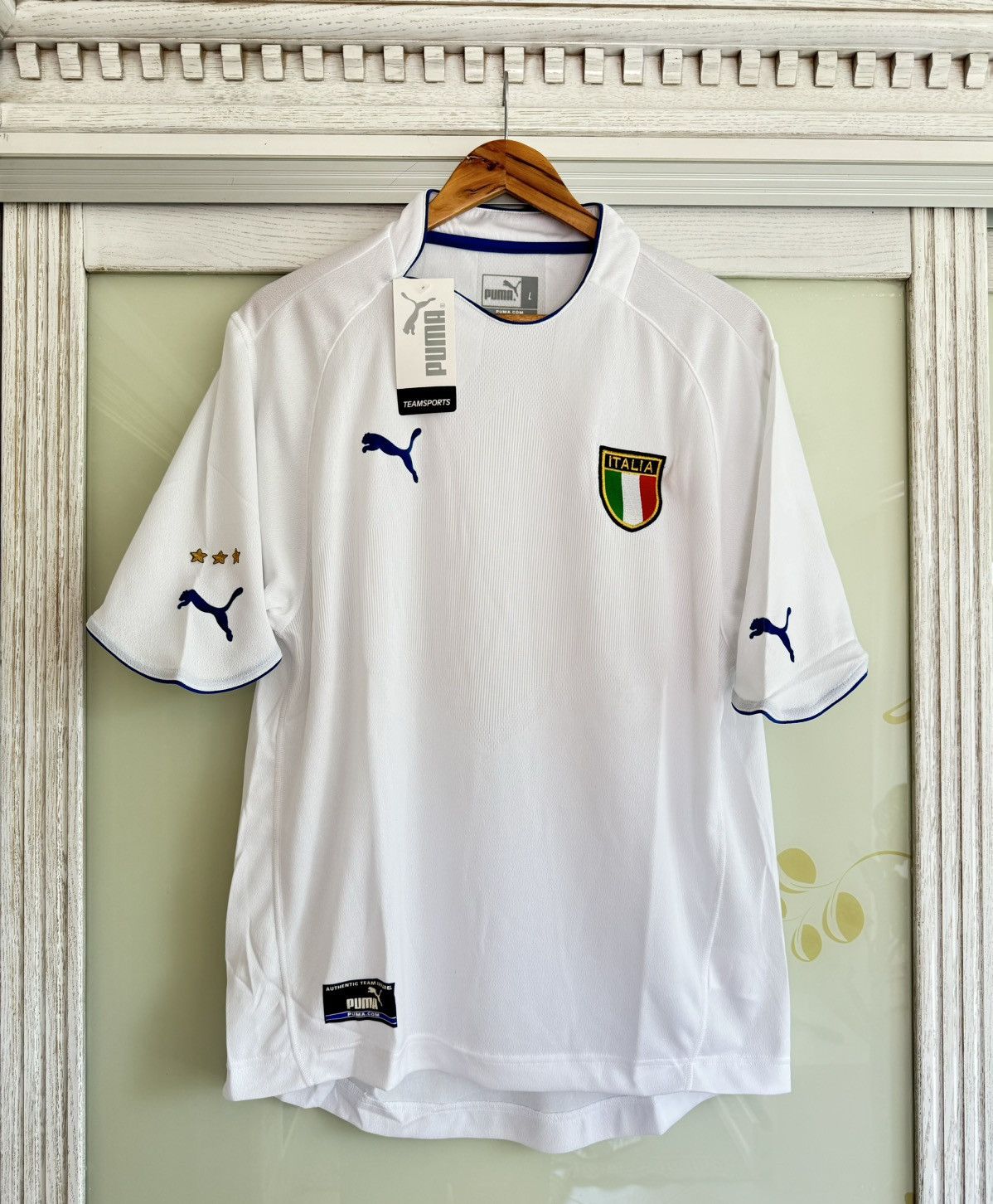 Puma × Vintage Vintage Italy 2003-2004 Away Soccer Jersey Football Shirt Size US L / EU 52-54 / 3 - 1 Thumbnail