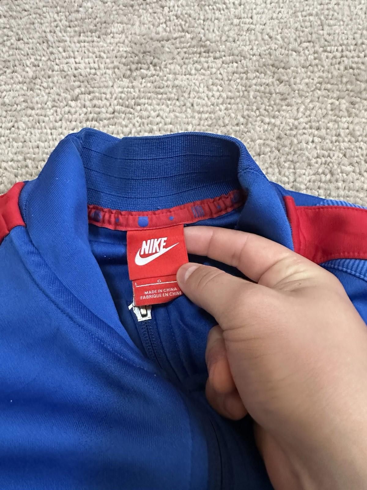 Nike Nike Fc Barcelona Mens Large Track Zip up Jacket in Blue Size US L / EU 52-54 / 3 - 6 Thumbnail