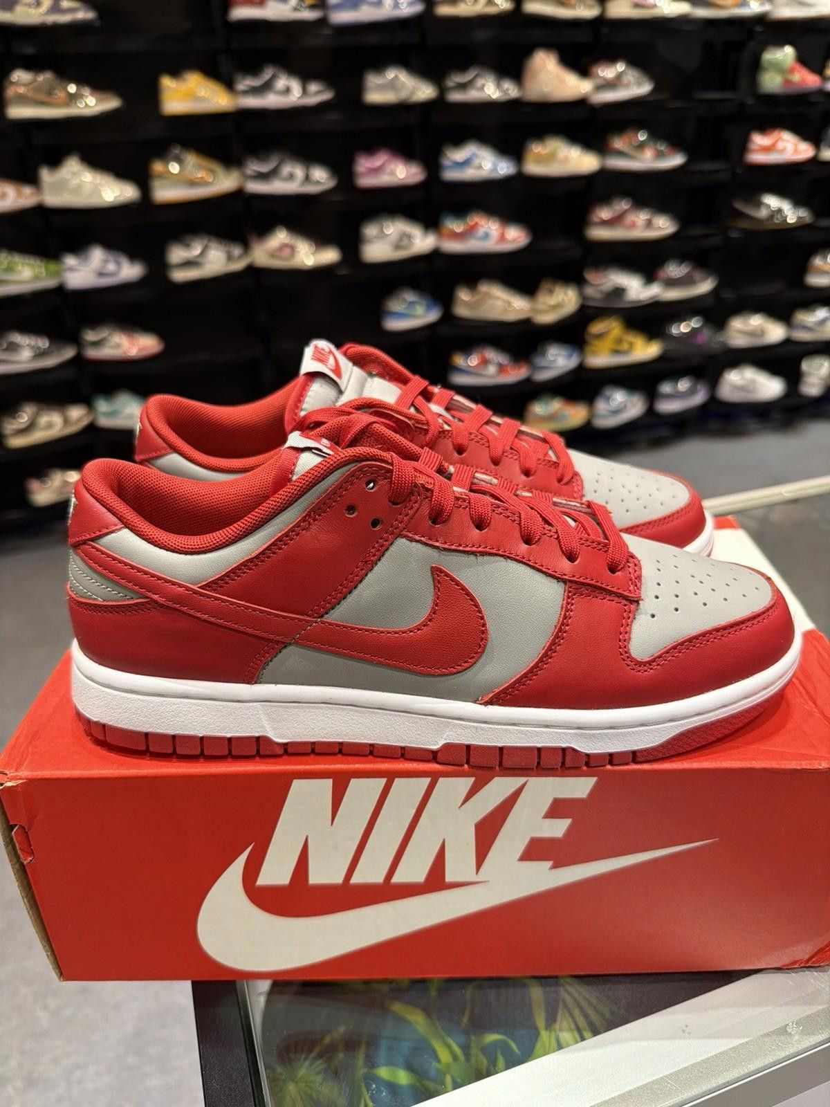 Nike Nike Dunk Low UNLV University Red Gray Men's Size 8.5 Size US 8.5 / EU 41-42 - 2 Thumbnail