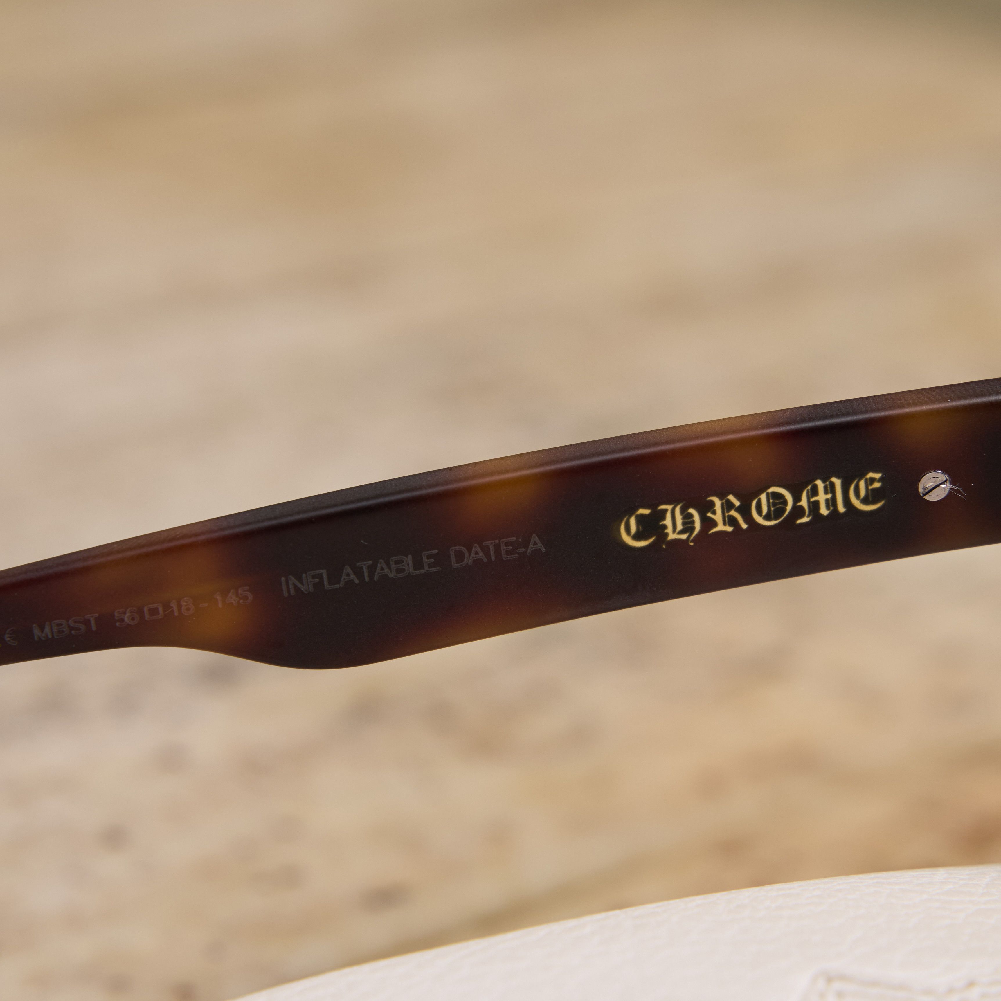 Chrome Hearts CHROME HEARTS INFLATABLE DATE-A MATTE BUTTERSCOTCH TORTOISE Size ONE SIZE - 6 Thumbnail