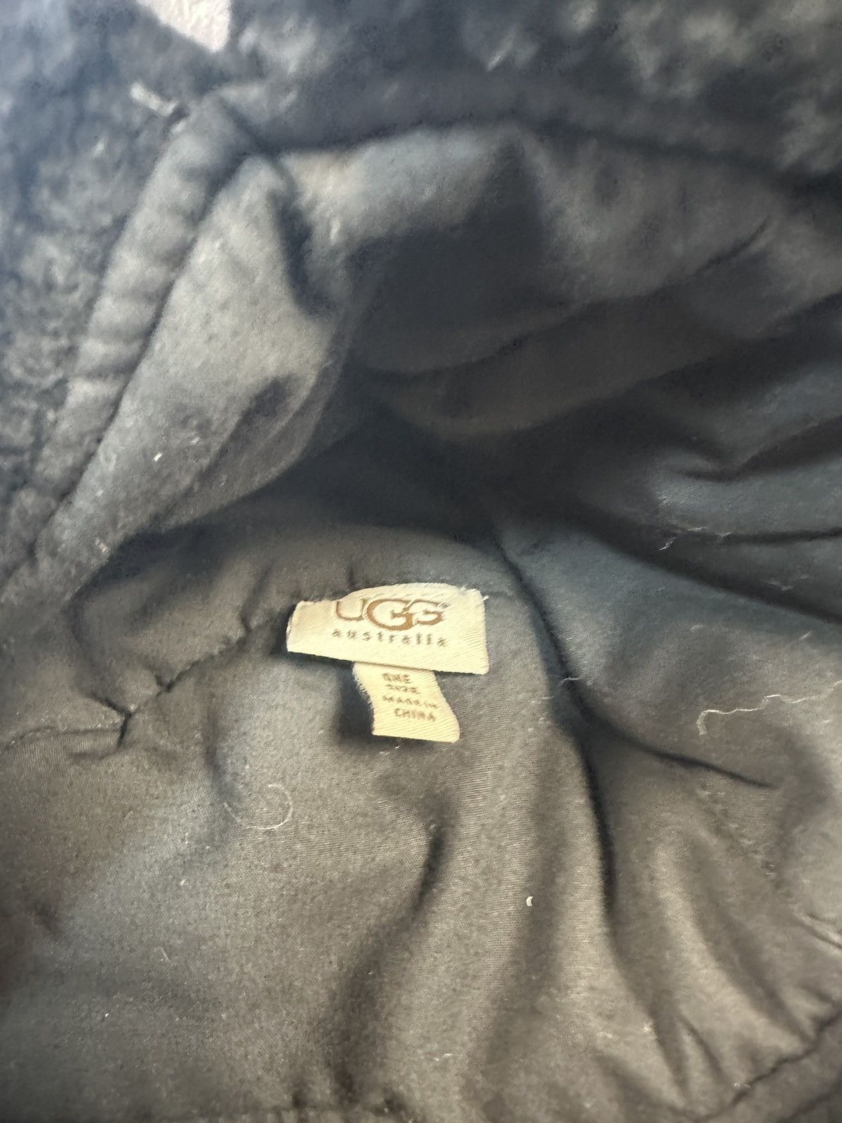 Ugg Y2K Vintage UGG Fur Ushanka Black Hat Streetwear Opium Rare Size ONE SIZE - 5 Thumbnail