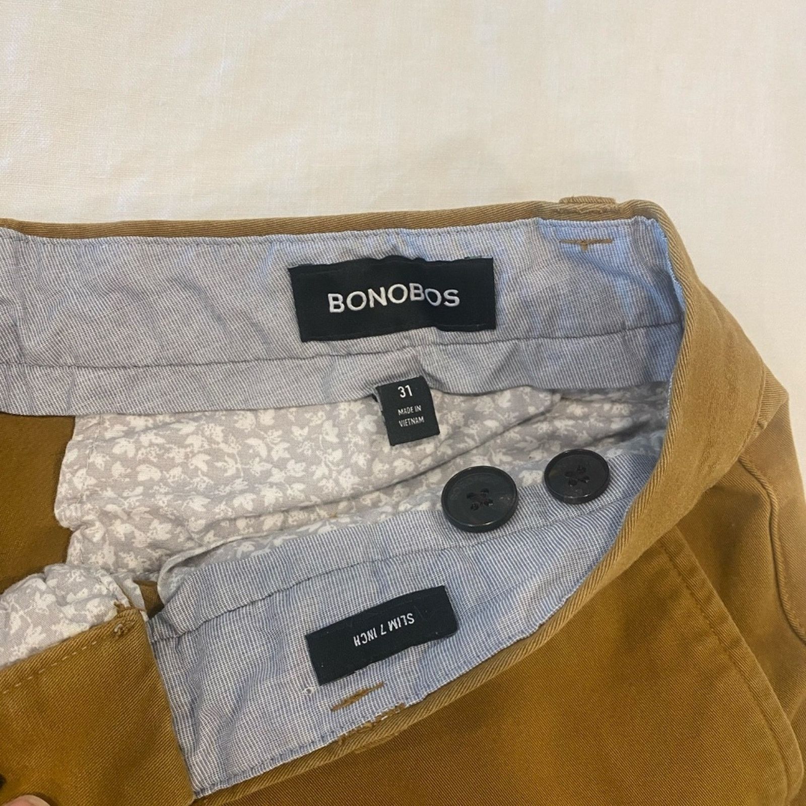 Bonobos Bonbobs Men's Slim 7" Shorts - 31 Size US 32 / EU 48 - 6 Thumbnail