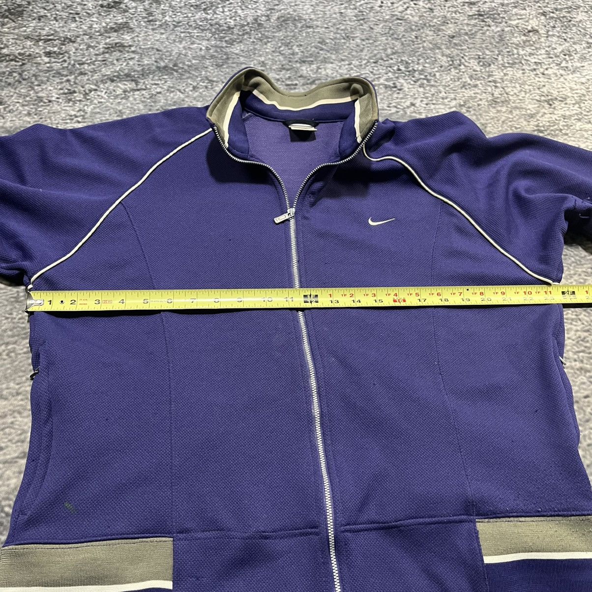 Nike Vintage 90s Nike Mini Swoosh Purple Full Zip Track Jacket Size US S / EU 44-46 / 1 - 8 Thumbnail