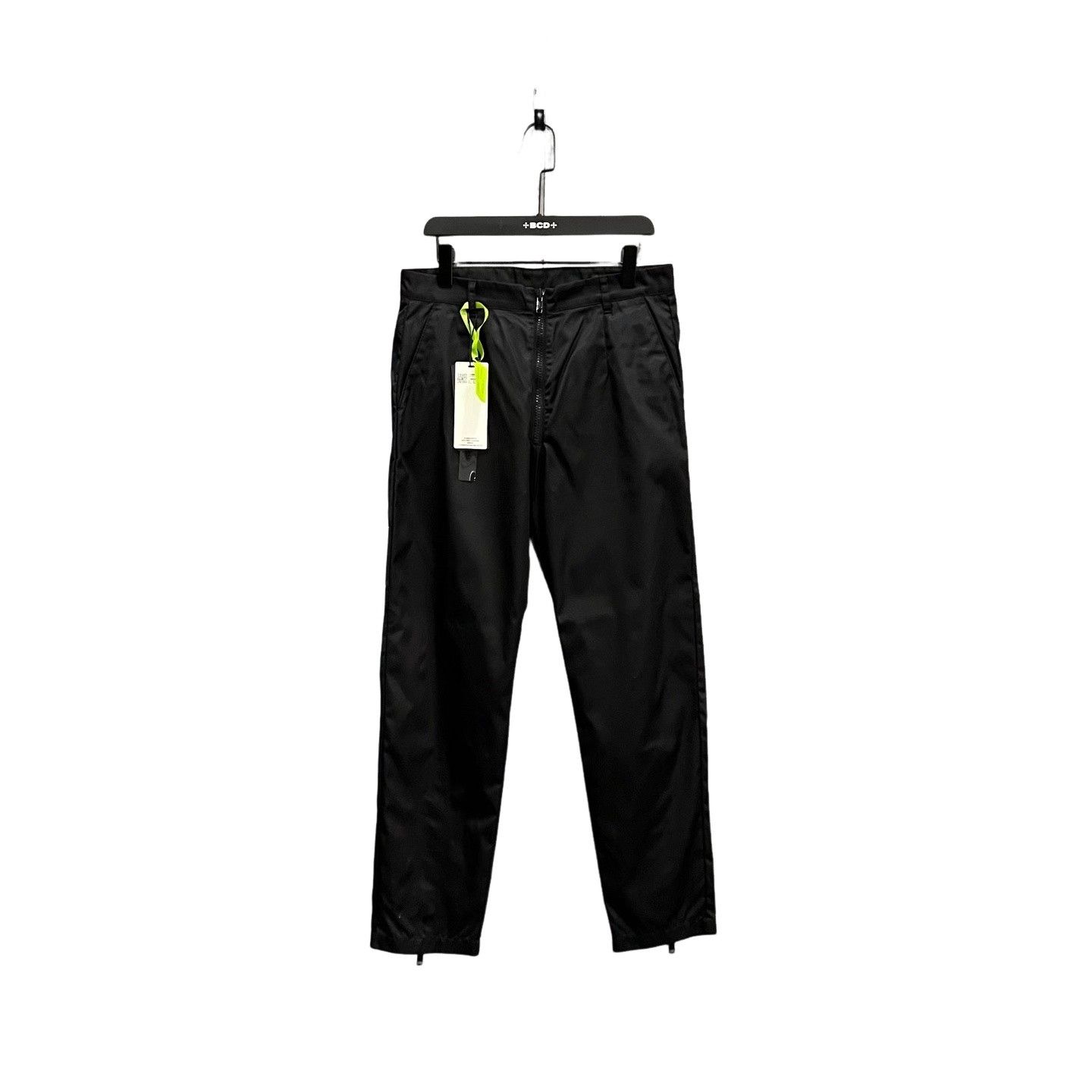Prada Prada Nylon Zip Hem Pants Black Size 46 Size US 30 / EU 46 - 1 Thumbnail
