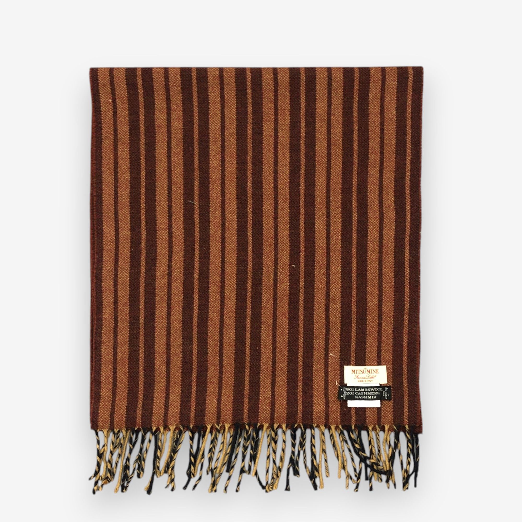 Japanese Brand Vintage Mitsumine Scarf Muffler Wool Witner Scarves Size ONE SIZE - 2 Thumbnail