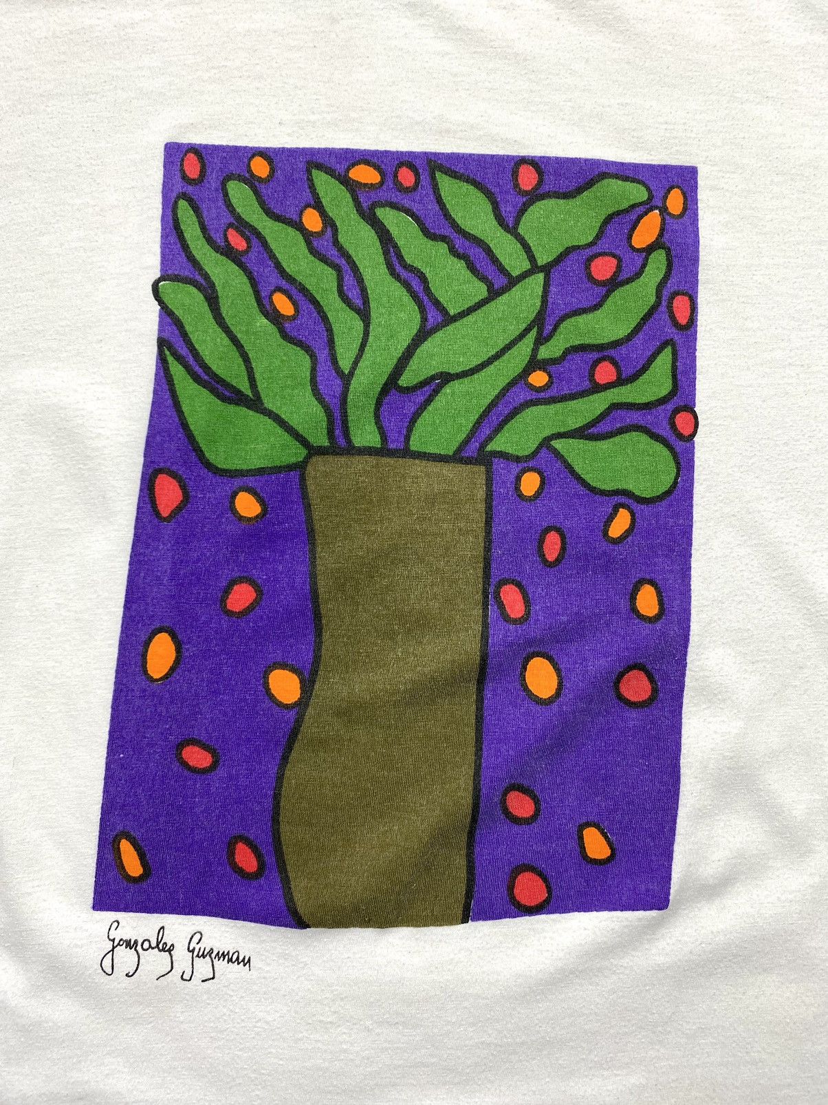 Band Tees Rare! Vintage 1990’s Gonzalez Guzman Art T Shirt Hype Size US M / EU 48-50 / 2 - 4 Thumbnail