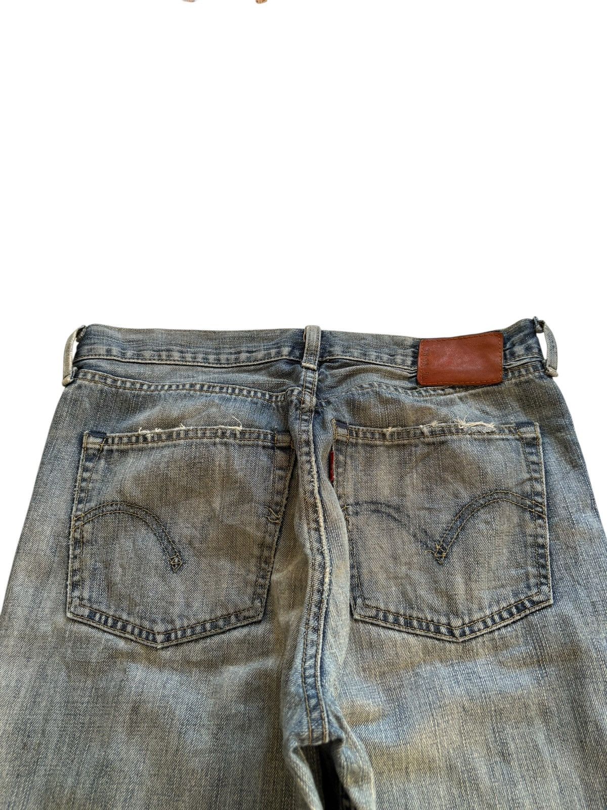 Levi's Vintage 90s Levis 502 Mud Wash Ripped Loose Baggy Jeans Size US 30 / EU 46 - 8 Thumbnail