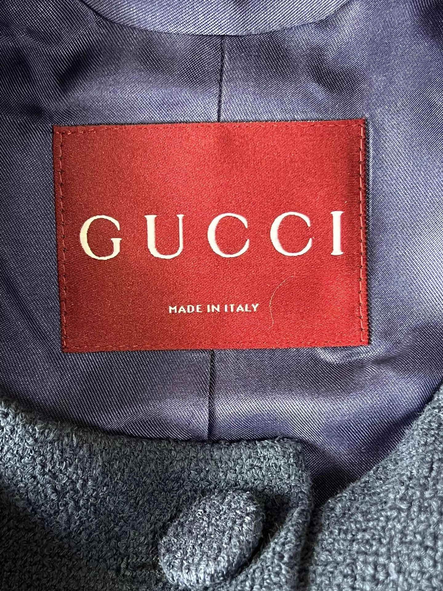 Gucci Gucci tweed oversized short jacket navy blue G logo 38 Size M / US 6-8 / IT 42-44 - 6 Thumbnail