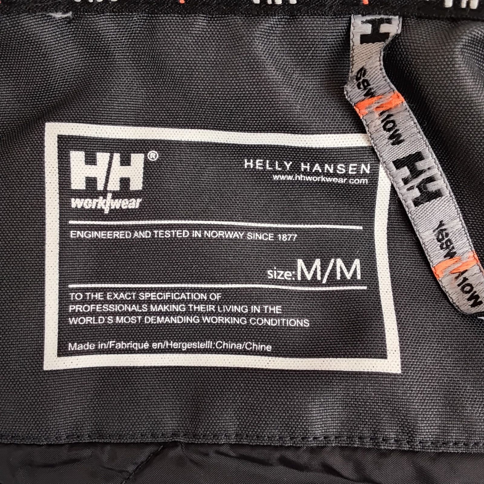 Helly Hansen Helly Hansen Workwear Jacket Men's M Black Insulated Size US M / EU 48-50 / 2 - 7 Thumbnail