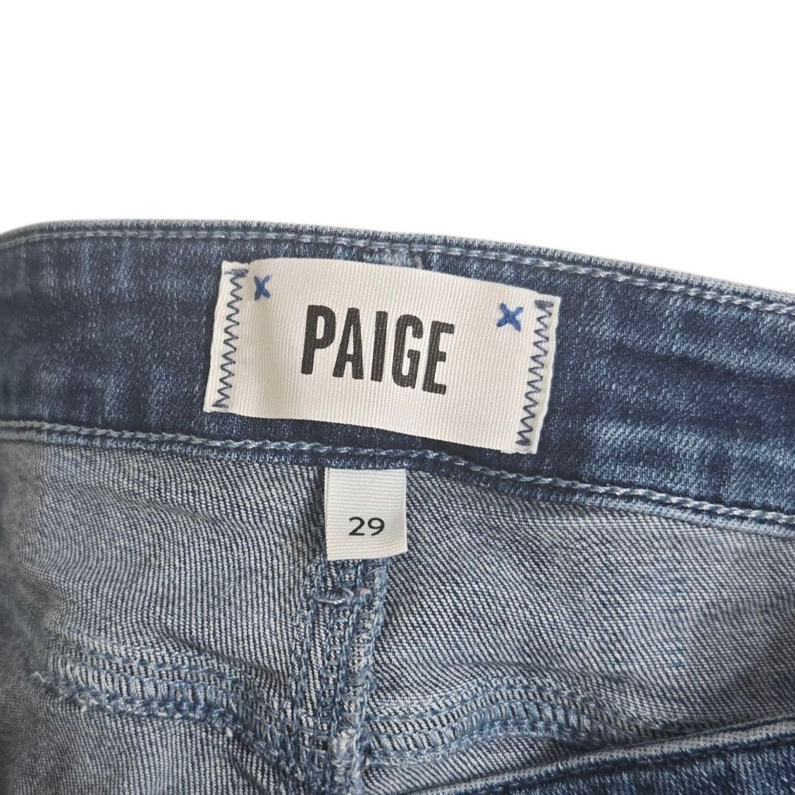 Paige Paige Womens Blue Jeans Size 29 Verdugo Skyline Ankle Peg Size 29" - 10 Thumbnail