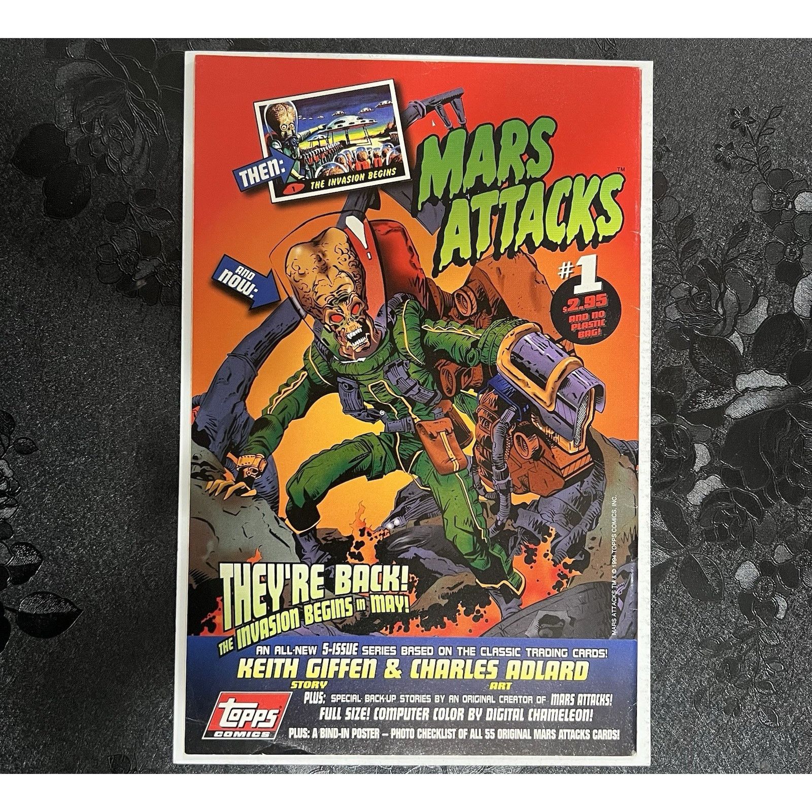 DC Comics Topps Comics Previ 1994 Mars Attack Jurassic Park Hell Spawn Size ONE SIZE - 2 Thumbnail