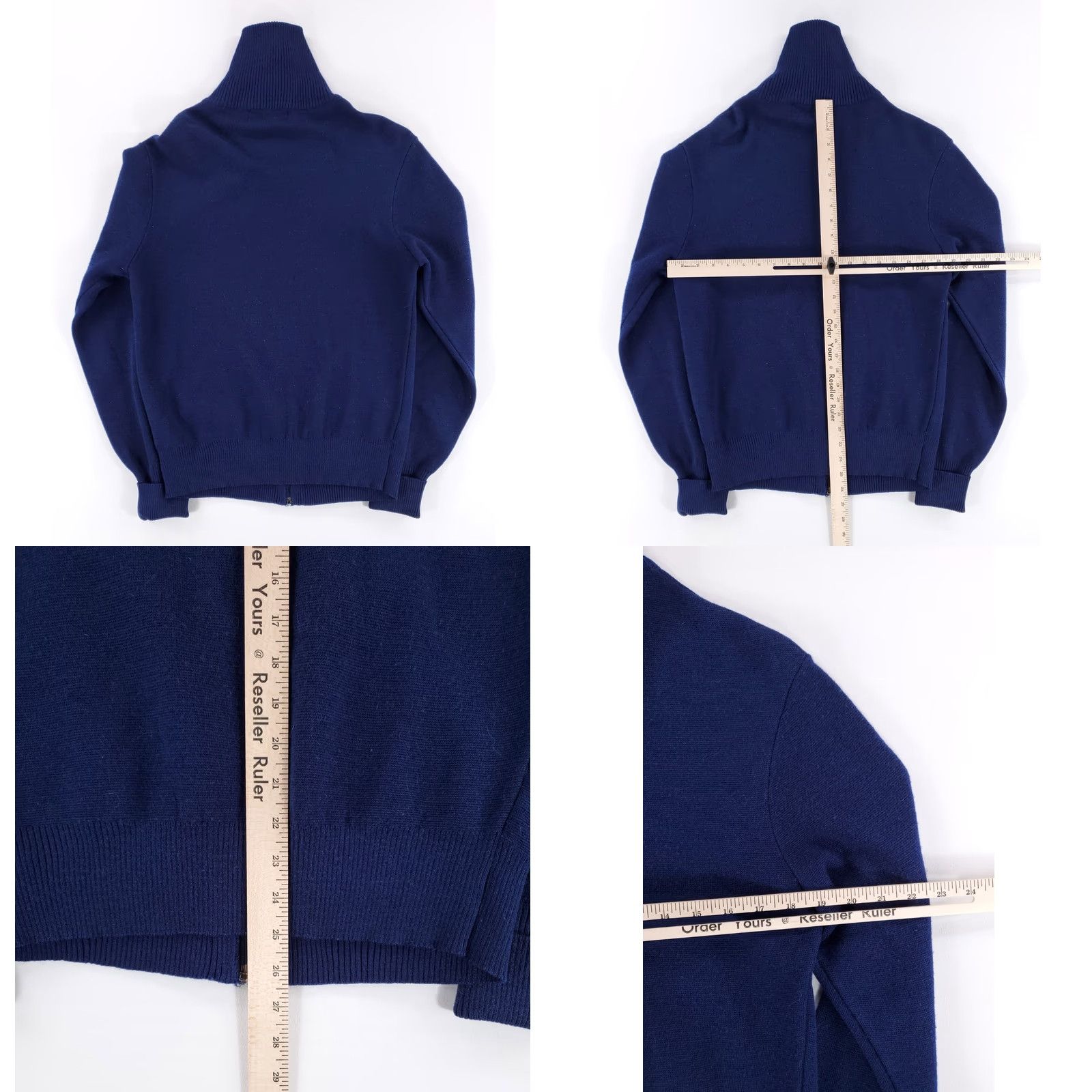 Jantzen VINTAGE Jantzen Jacket Wool Acrylic Blend Full Zip Long Sleeve Mens M Blues Windbreaker 70s Men Size US M / EU 48-50 / 2 - 8 Thumbnail
