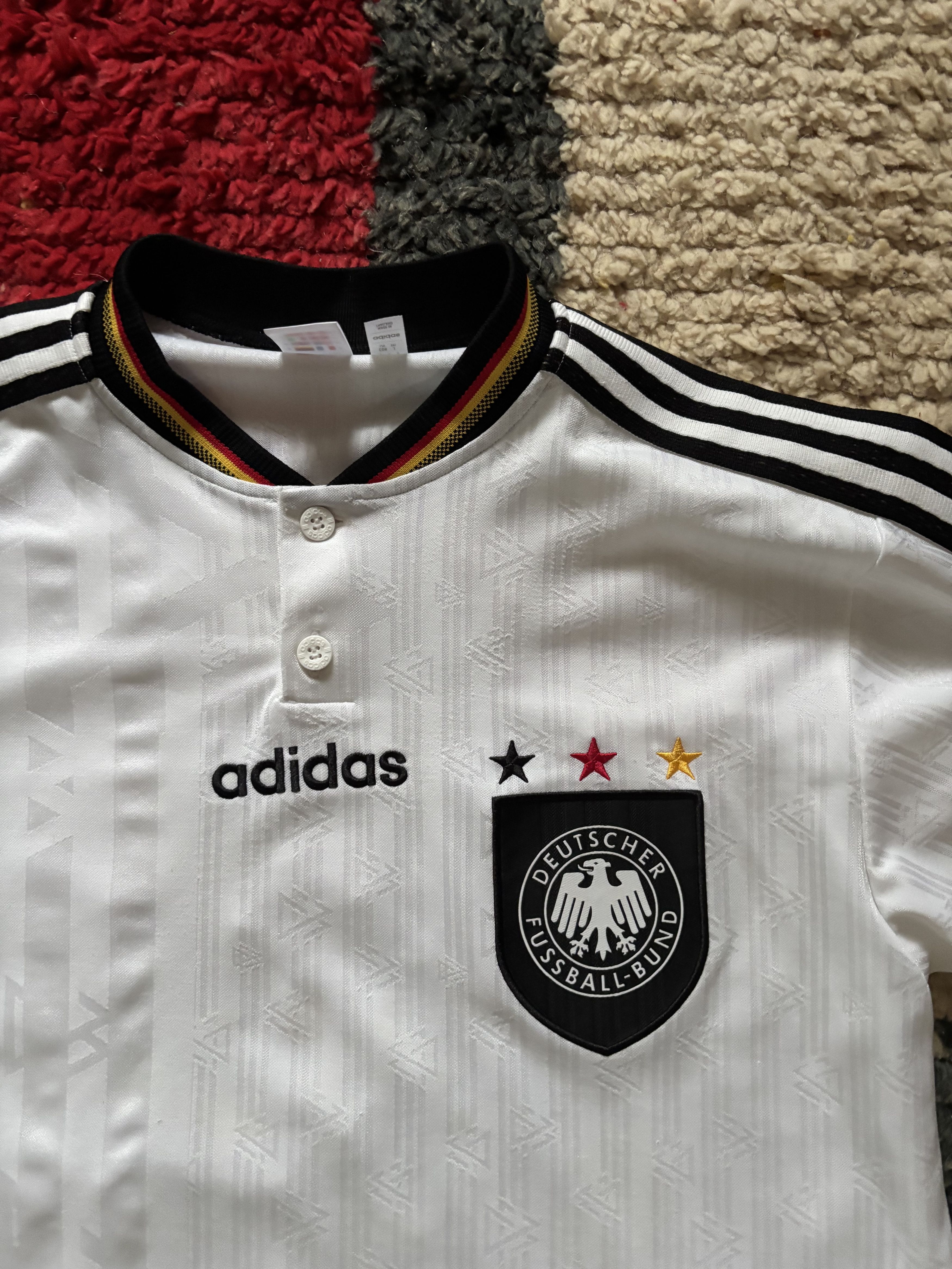 Adidas Adidas Men's Germany 1996 Home Jersey Size US L / EU 52-54 / 3 - 2 Thumbnail