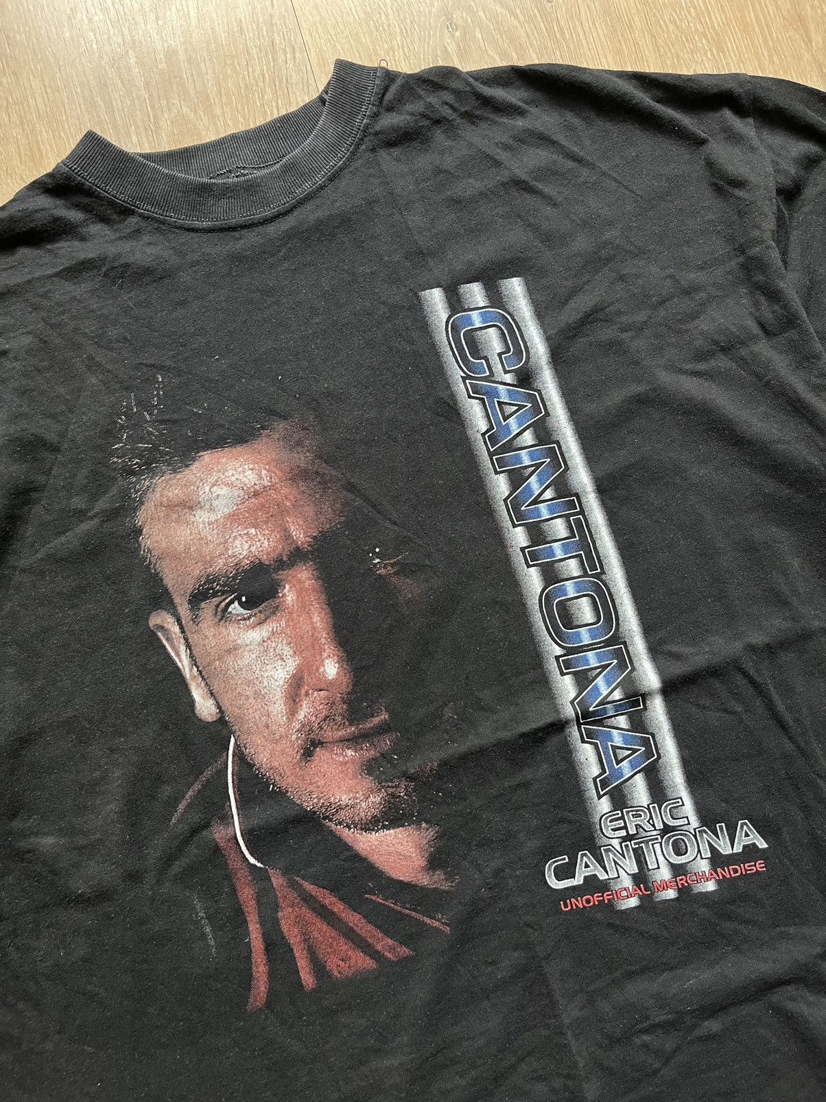 Vintage Vintage Eric Cantona Eric The King T shirt Size US L / EU 52-54 / 3 - 2 Thumbnail