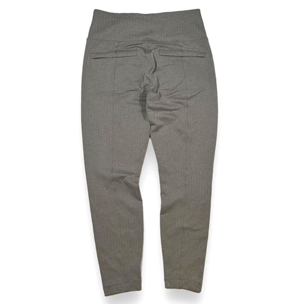 Athleta Athleta Leggings Womens Medium Gray Delancey Hereingbone Compression Pants Size 32" / US 10 / IT 46 - 2 Thumbnail