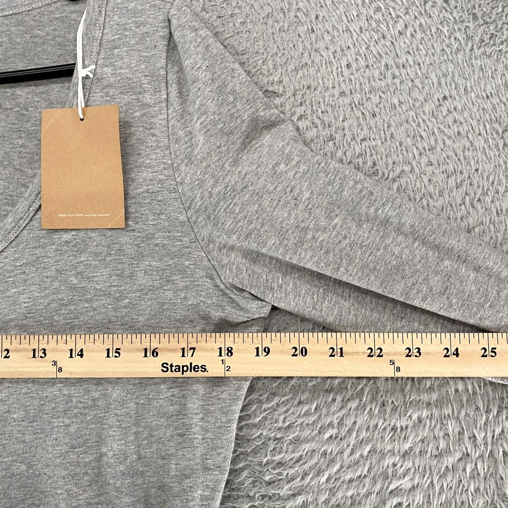 Reformation Reformation Jeans T Shirt Dress Womens L Gray Henley Long Sleeve Casual Size L / US 10 / IT 46 - 5 Thumbnail