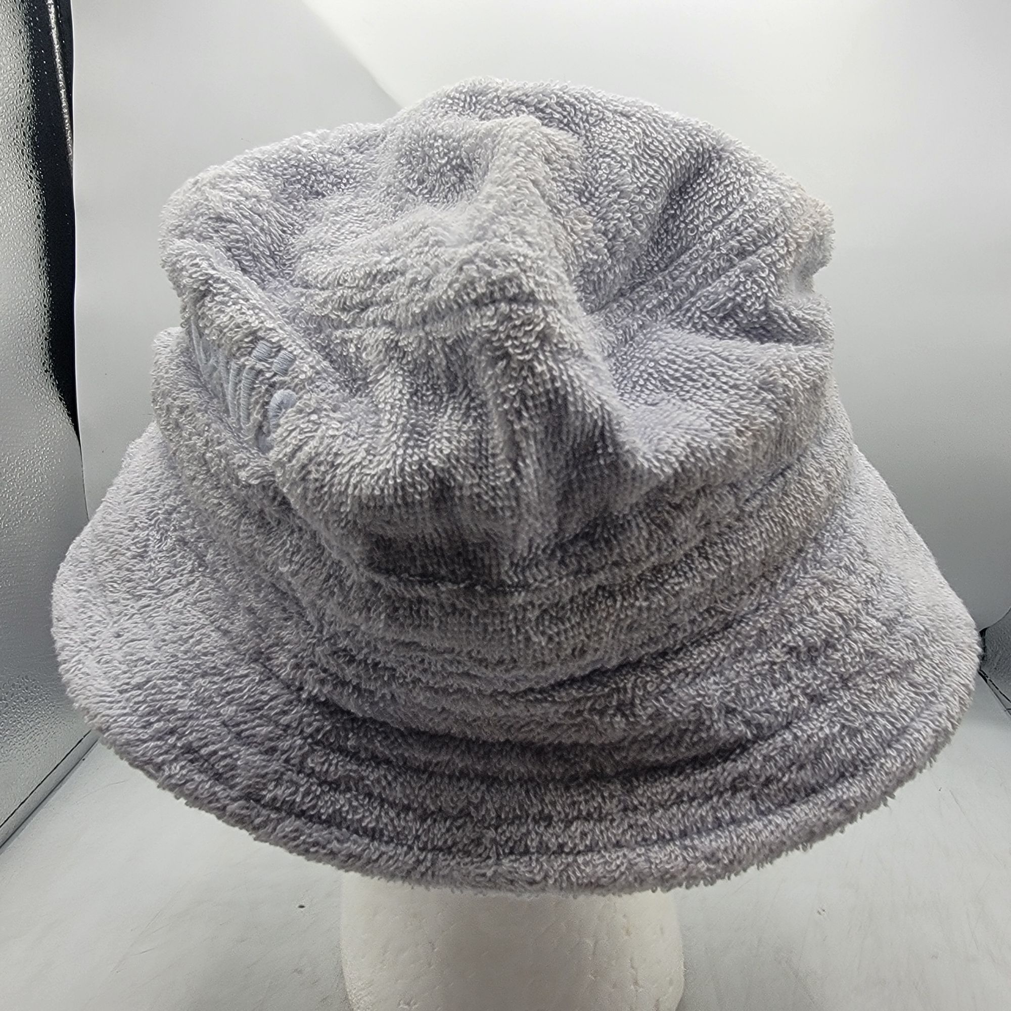 Levi's Levis Terry Cloth Womens Gray Bucket Hat With Bow Home Relax Size ONE SIZE - 3 Thumbnail