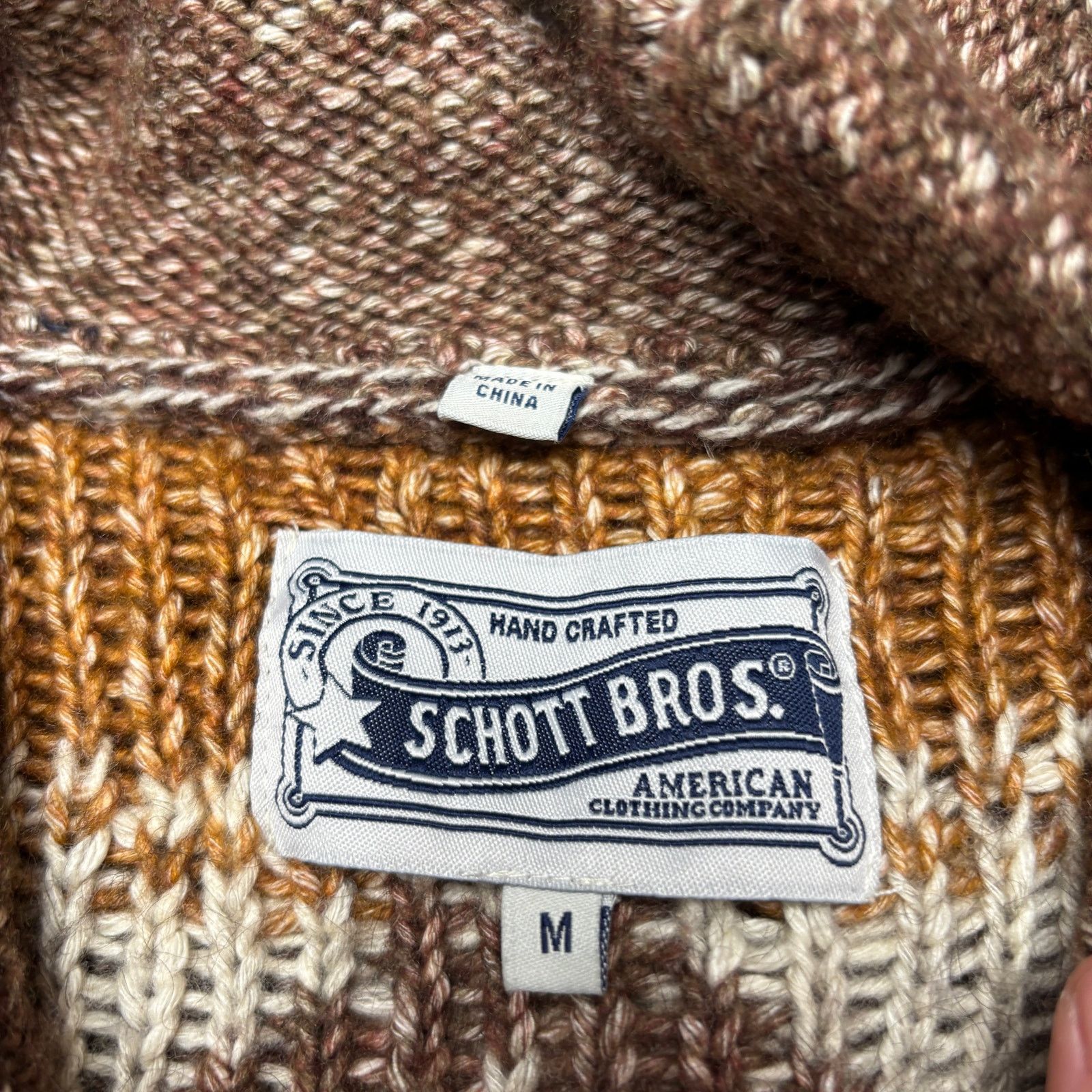 Schott Schott The Motif Yak Wool Cardigan Sweater Men's M Southwest Size US M / EU 48-50 / 2 - 4 Thumbnail