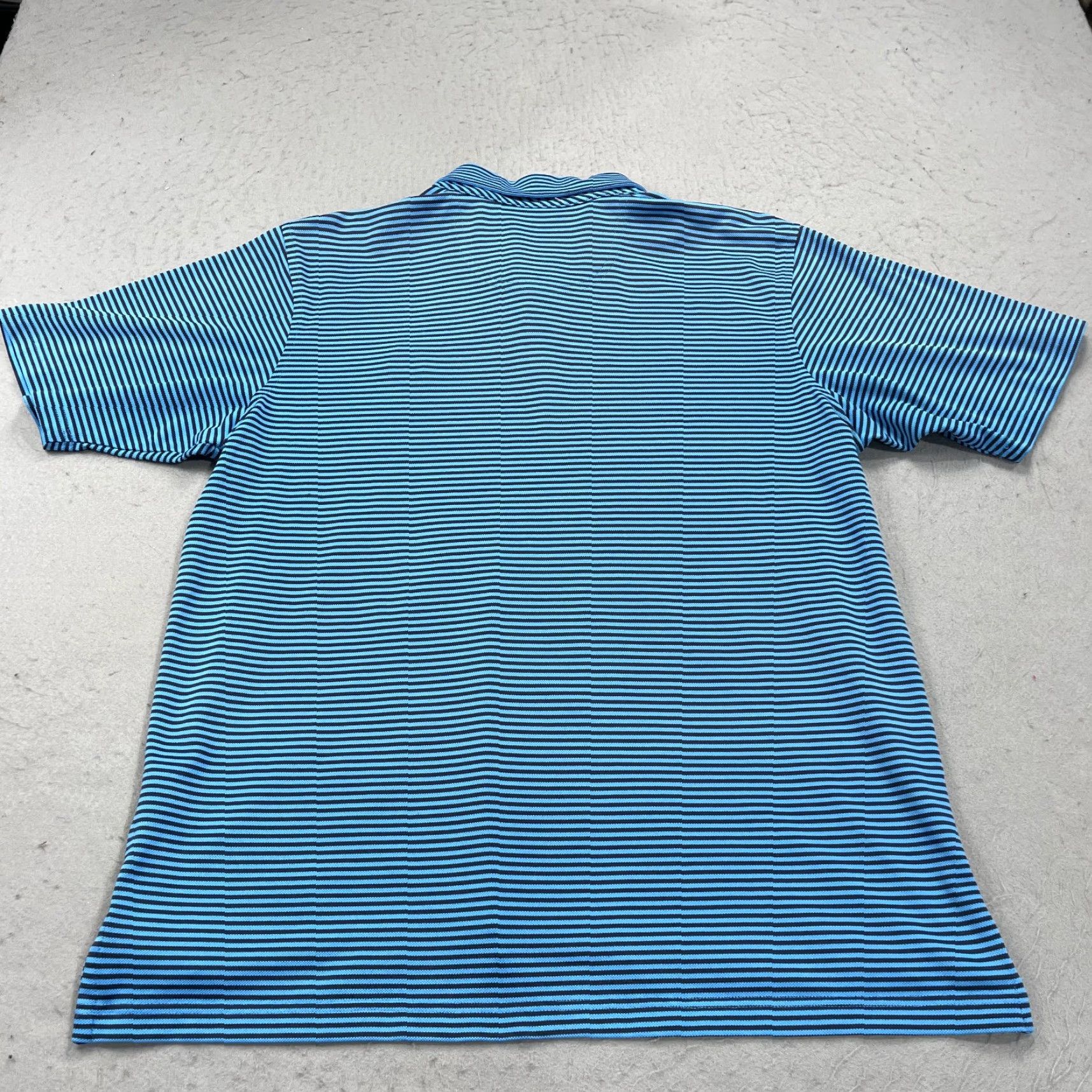 Vintage Fairway & Greene Polo Shirt Mens L Blue Striped Golf 90s? Size US L / EU 52-54 / 3 - 5 Thumbnail