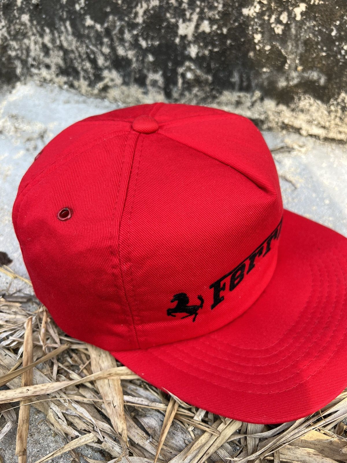 Ferrari × Vintage Vintage 90s Ferrari Logo Foam Cap Size ONE SIZE - 3 Thumbnail