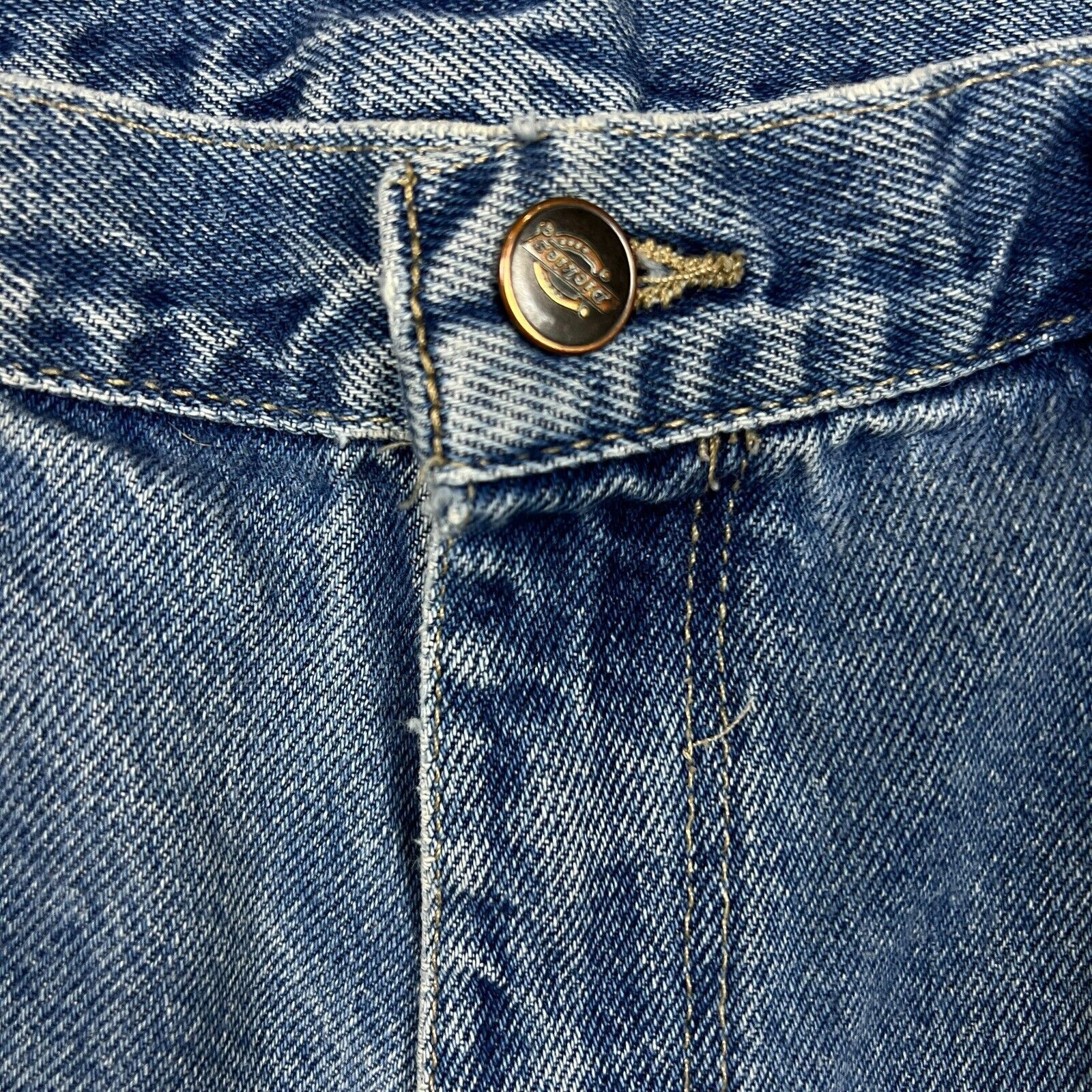 Dickies × Vintage Dickies Shorts 32x19 Hemmed Workwear Baggy Denim Jeans Pants Size US 32 / EU 48 - 4 Thumbnail