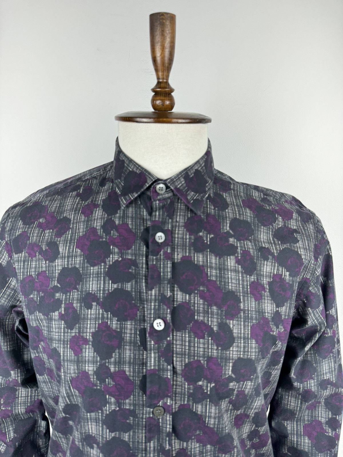 Ted Baker Men’s Ted Baker Floral Long Sleeve Button Down Shirt size 4 Size US L / EU 52-54 / 3 - 2 Thumbnail