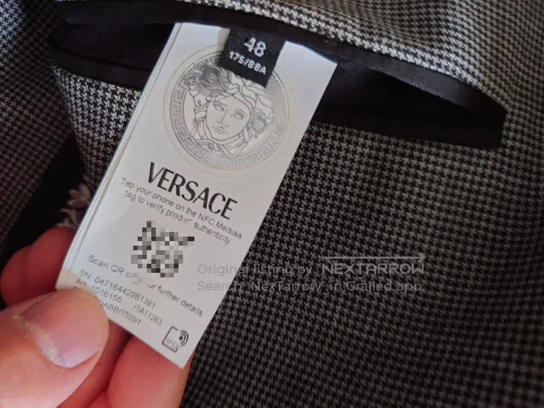 Versace Versace Suit Size 48S - 7 Thumbnail