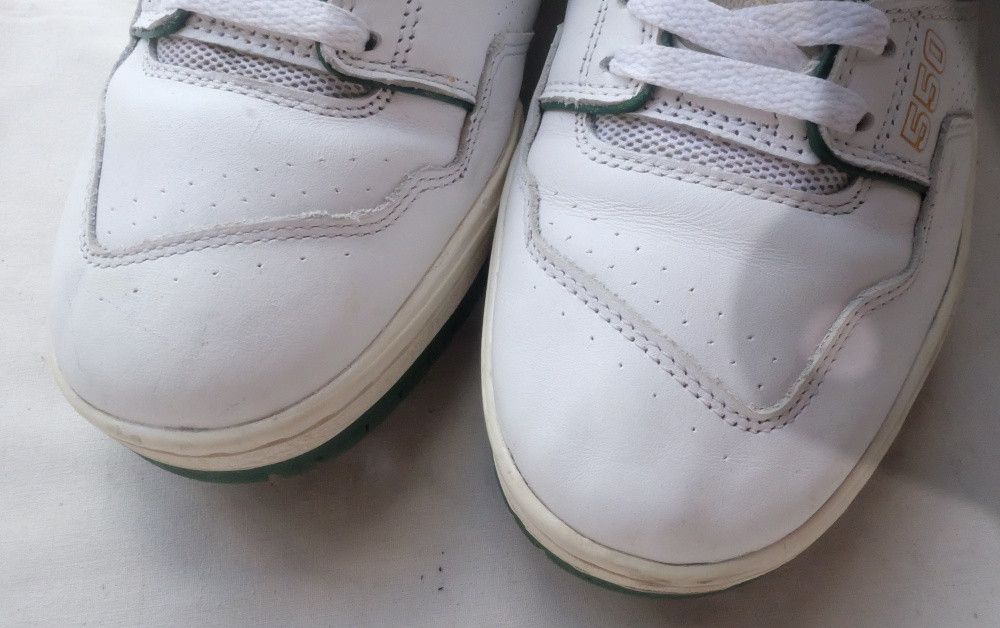 New Balance New Balance 550 White Nightwatch Green Size US 9 / EU 42 - 3 Thumbnail