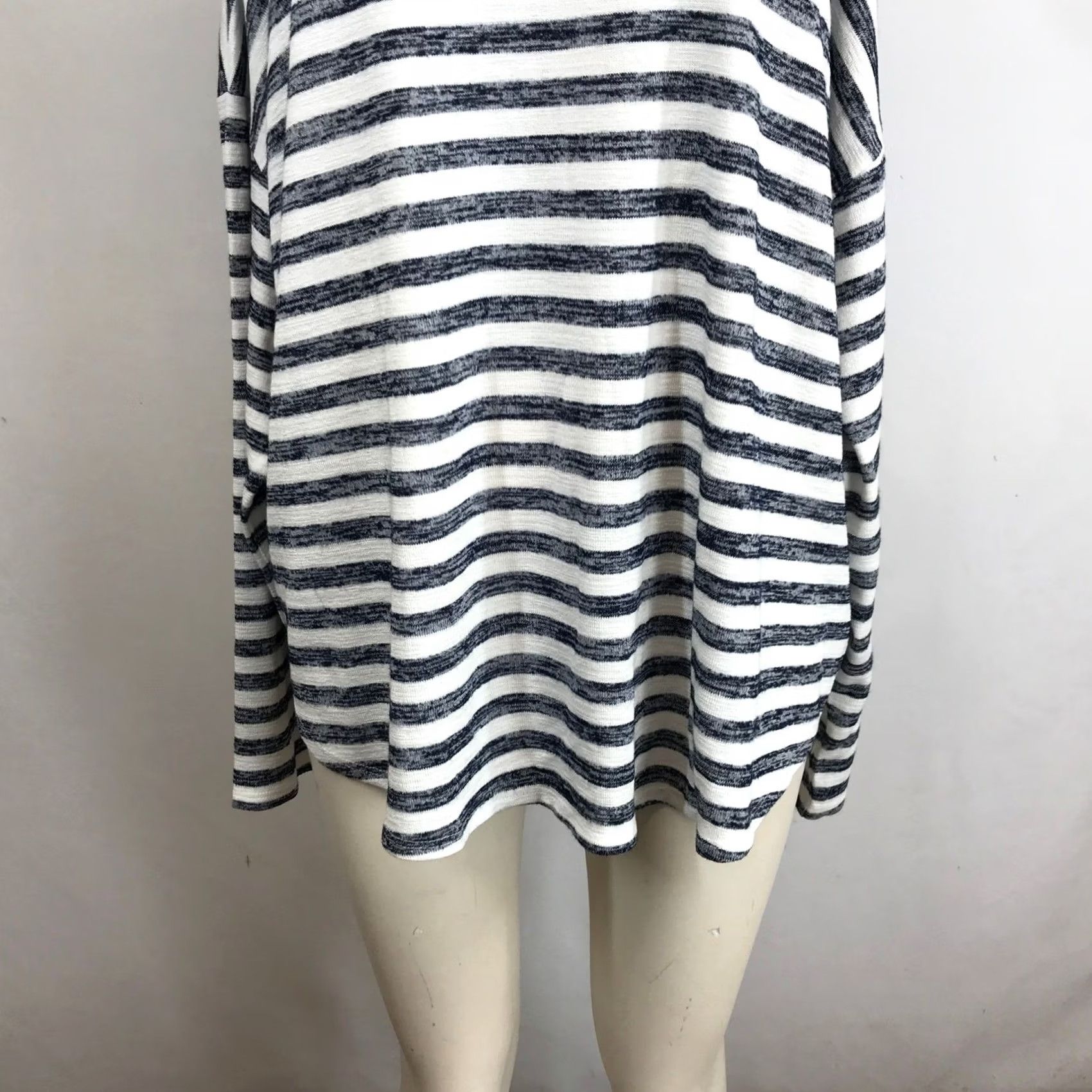 Vintage VINTAGE Time And Tru Striped Long Sleeve Relaxed Fit Pullover Top XXXL Size XXL / US 16-18 / IT 52-54 - 3 Thumbnail