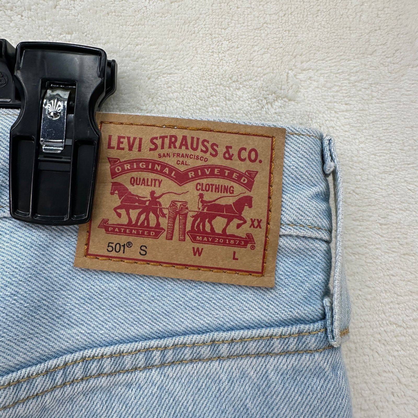 Levi's LEVI'S 501 SKINNY WOMEN'S 29X30 LIGHT WASH DENIM JEANS Size 29" - 7 Thumbnail